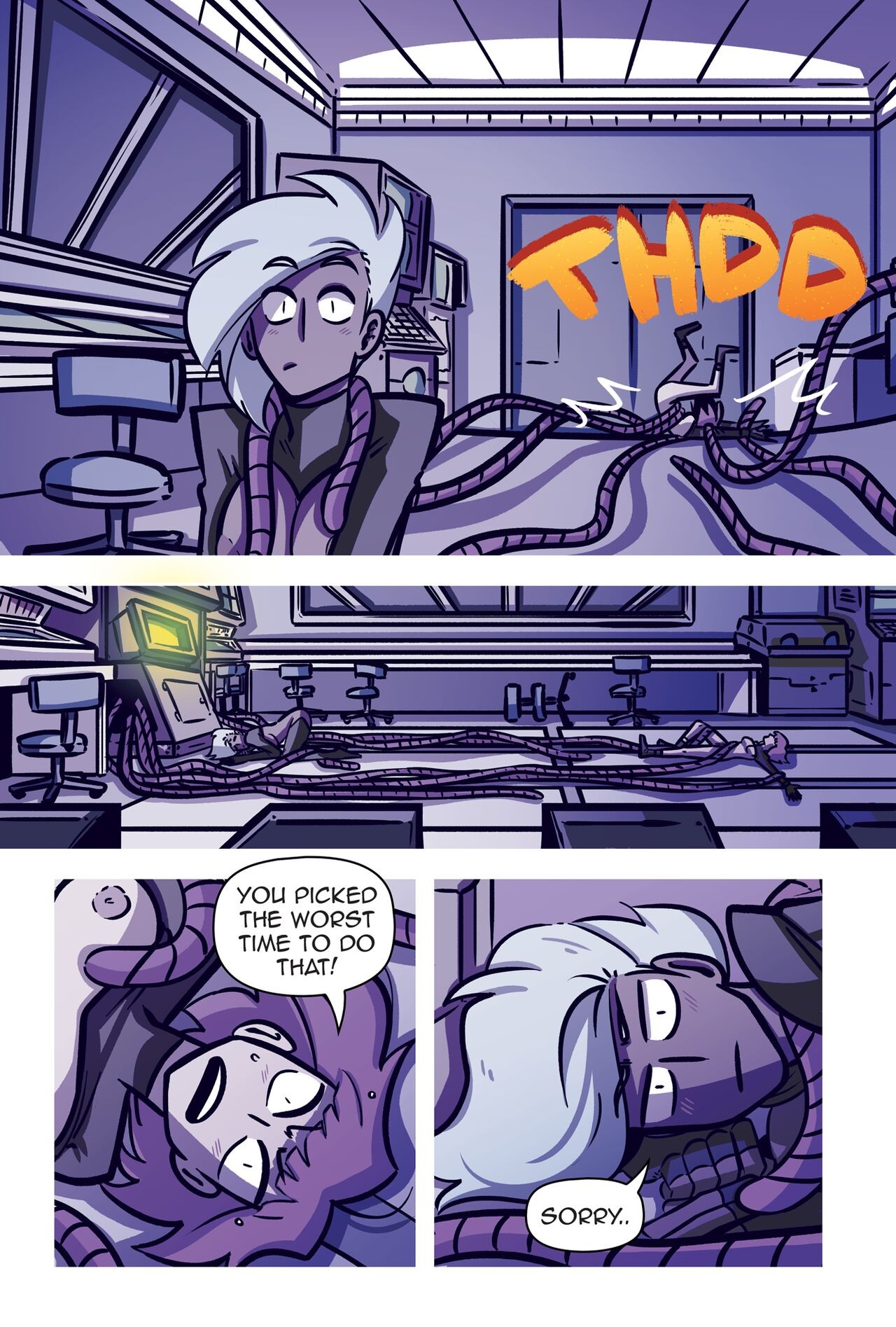 Neon Vipers porn comic picture 16