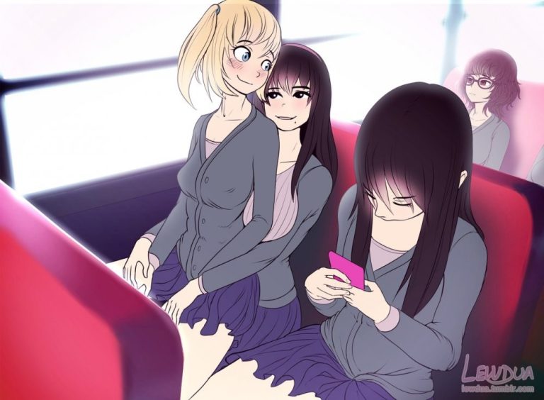 Nessie and Alison porn comic picture 1