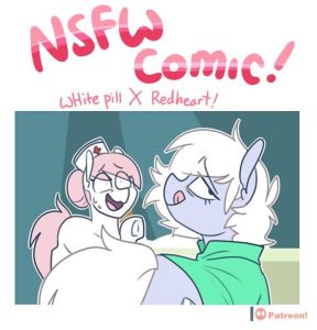NSFW Comic! White Pills X Redheart porn comic picture 1