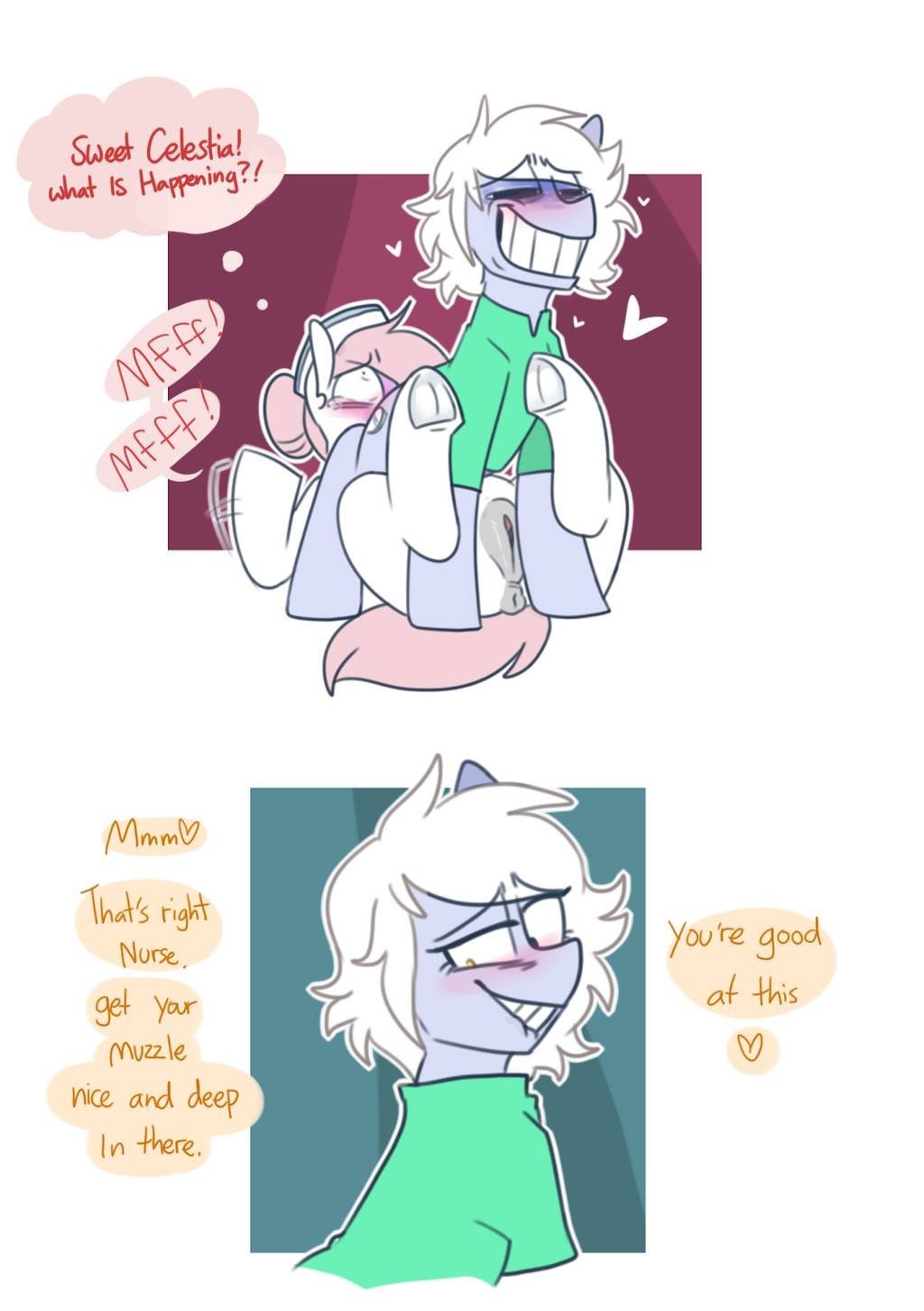 NSFW Comic! White Pills X Redheart porn comic picture 11