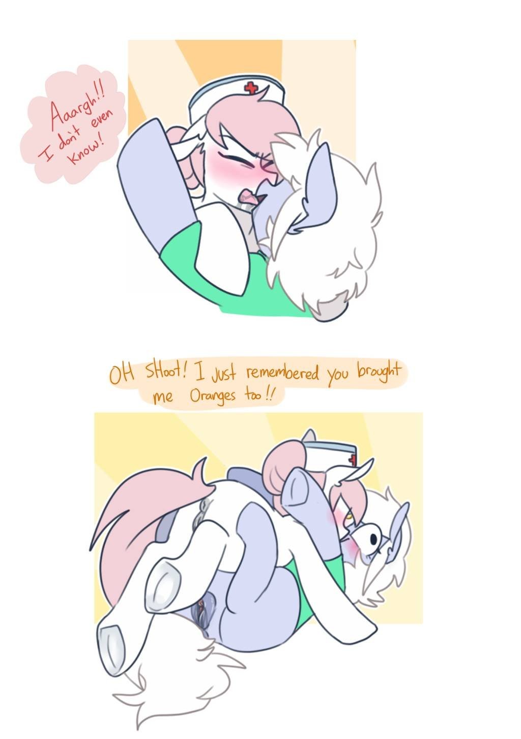 NSFW Comic! White Pills X Redheart porn comic picture 17