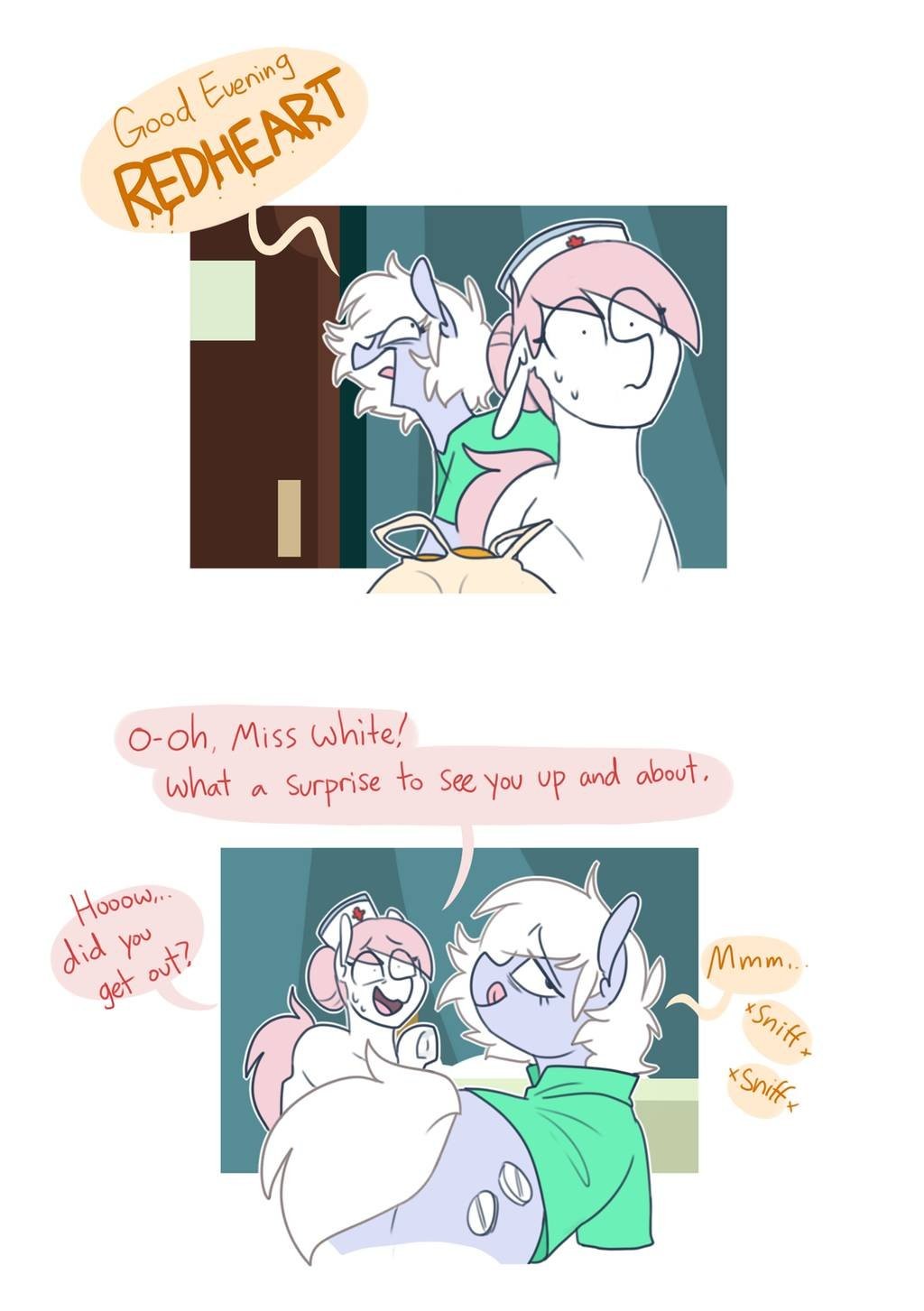 NSFW Comic! White Pills X Redheart porn comic picture 6