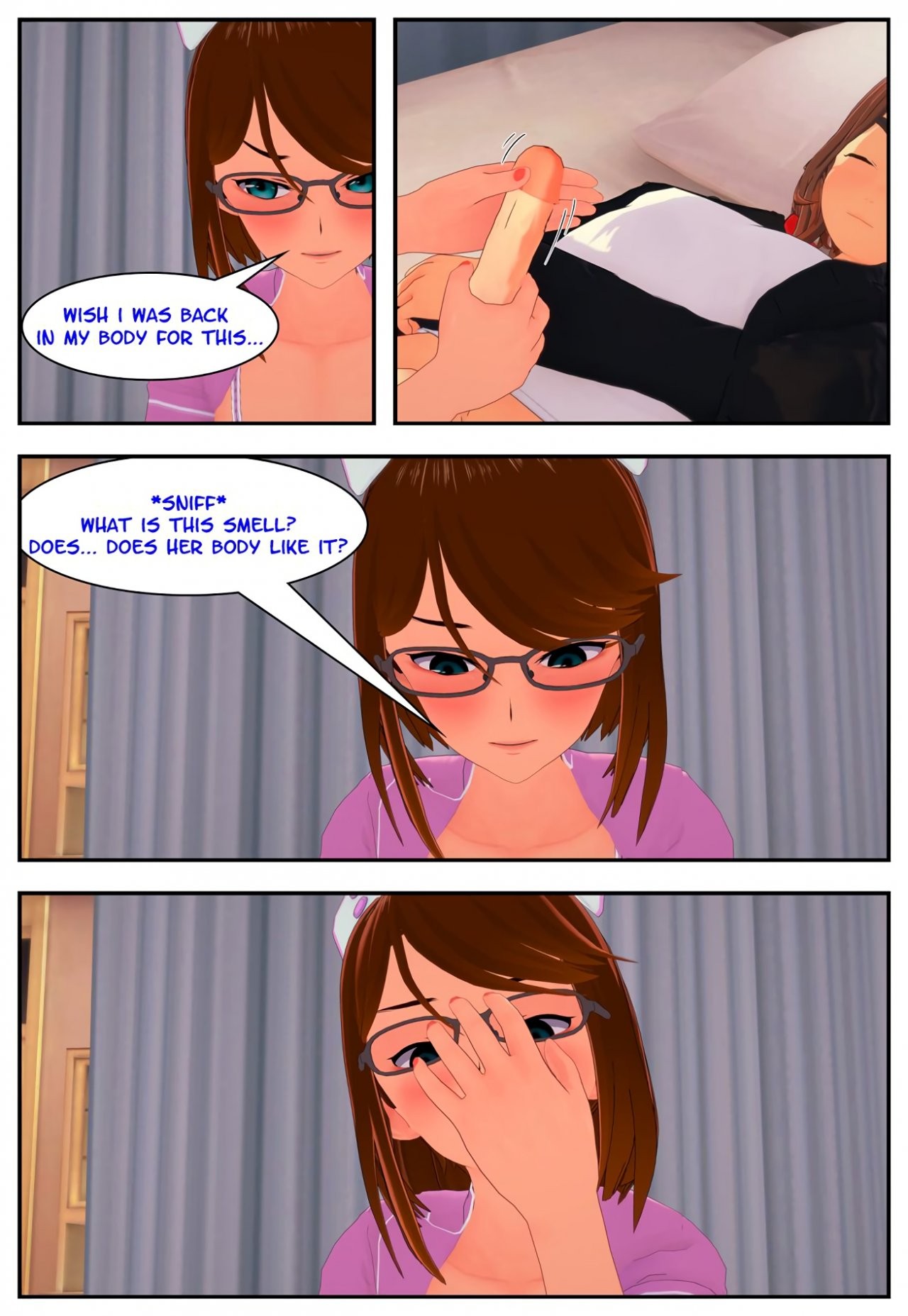 Nurse Nina's night porn comic picture 16