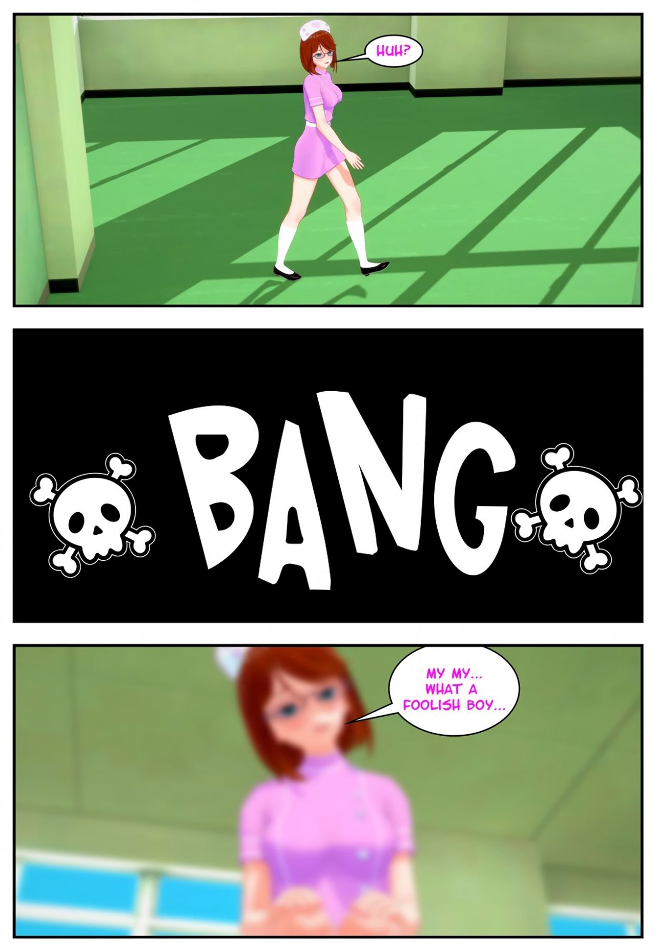 Nurse Nina's night porn comic picture 3