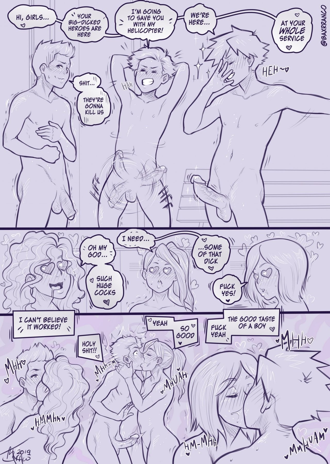 P.E. Orgy porn comic picture 2
