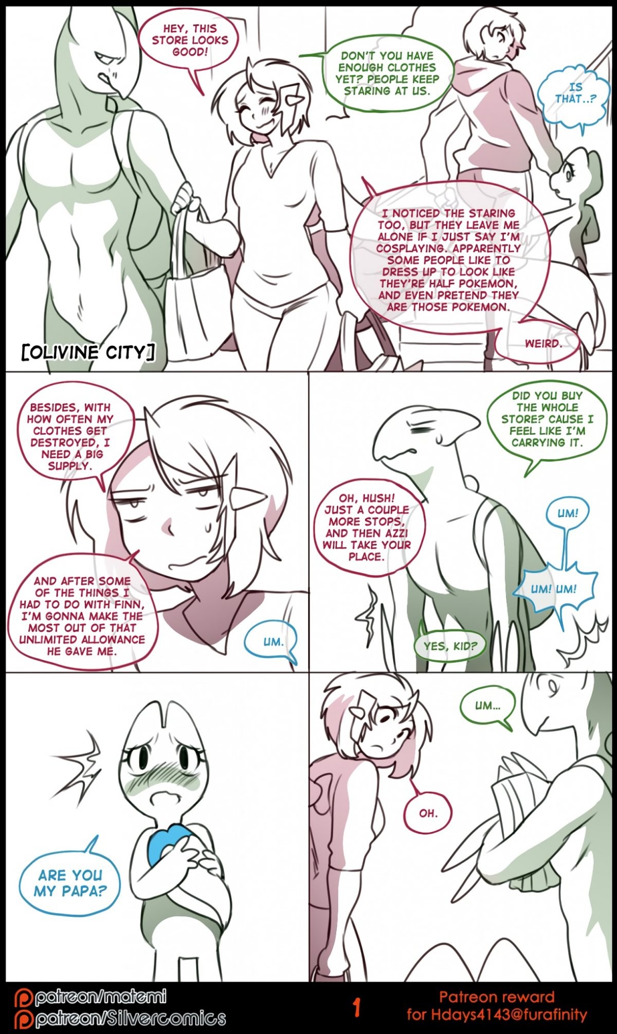 Patreon reward Hdays porn comic picture 1