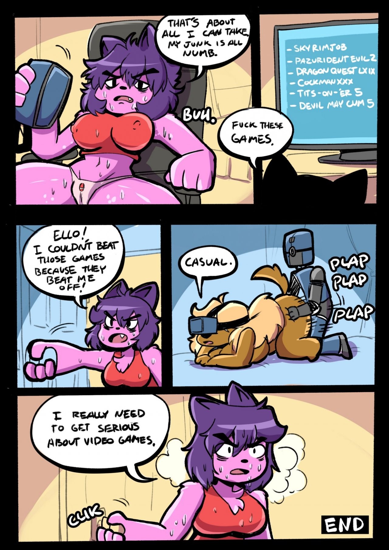 Penny: Hardcore Gaming porn comic picture 22