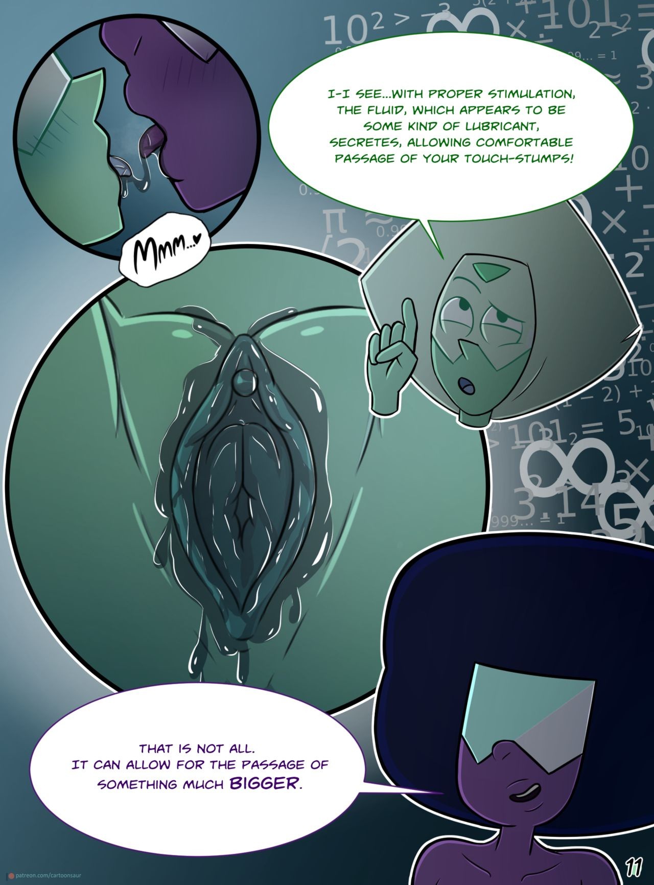 Peridot ‘Experiments’ porn comic picture 12