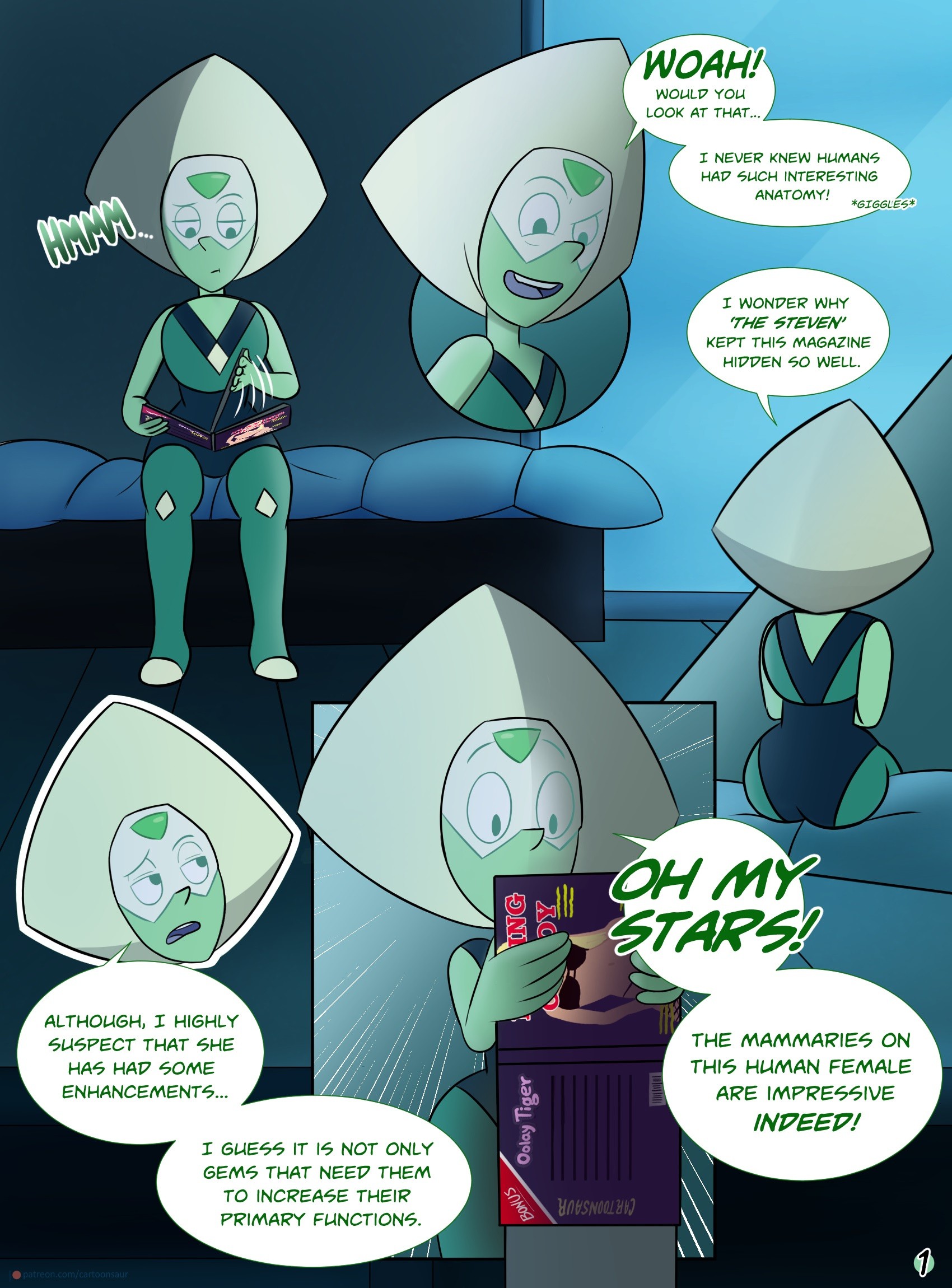 Peridot ‘Experiments’ porn comic picture 2