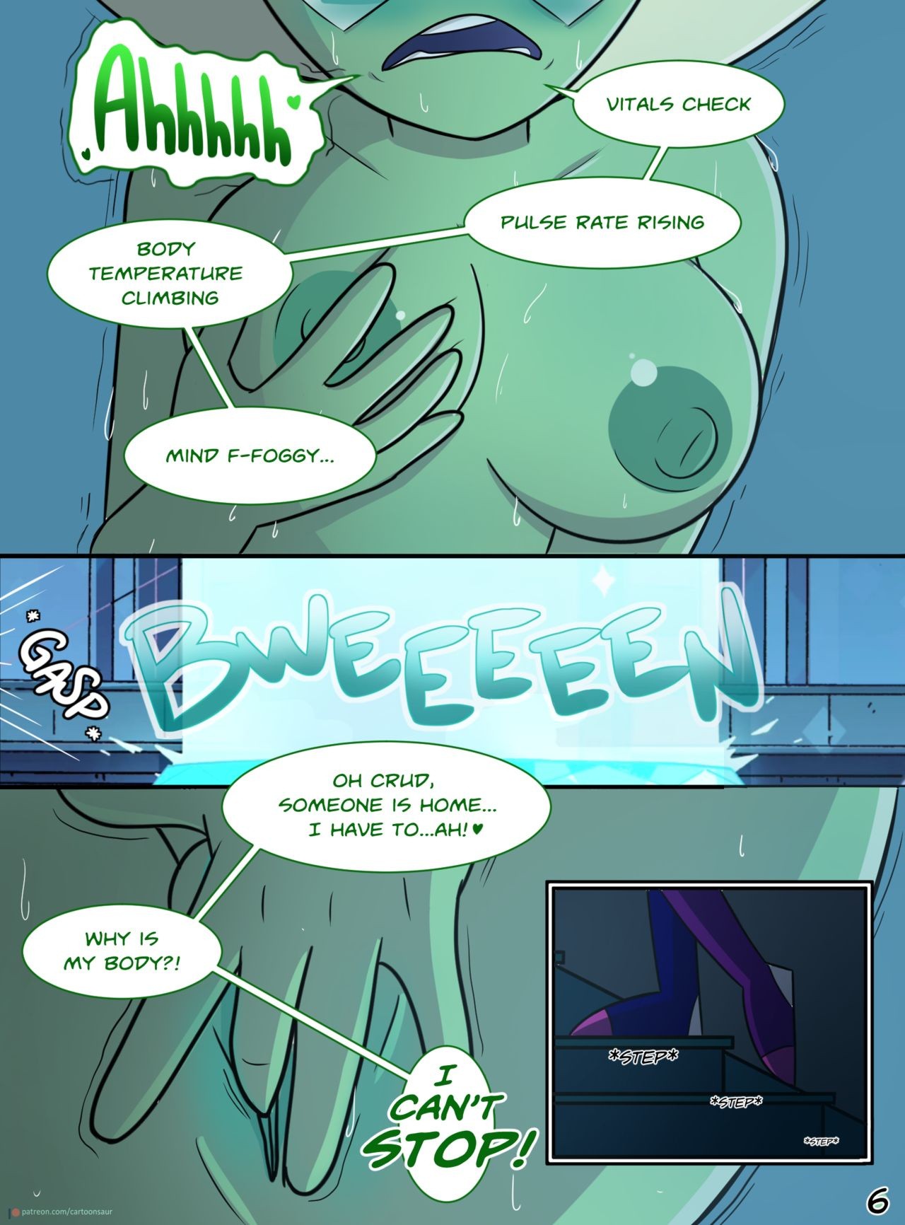 Peridot ‘Experiments’ porn comic picture 7