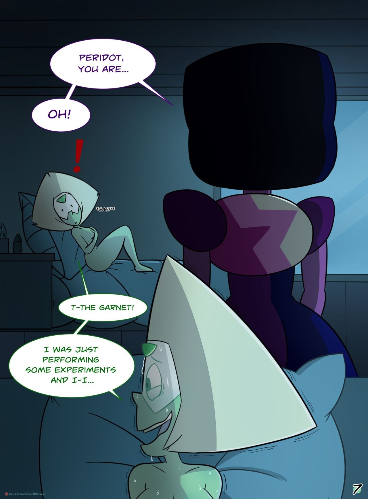 Peridot ‘Experiments’ porn comic picture 8
