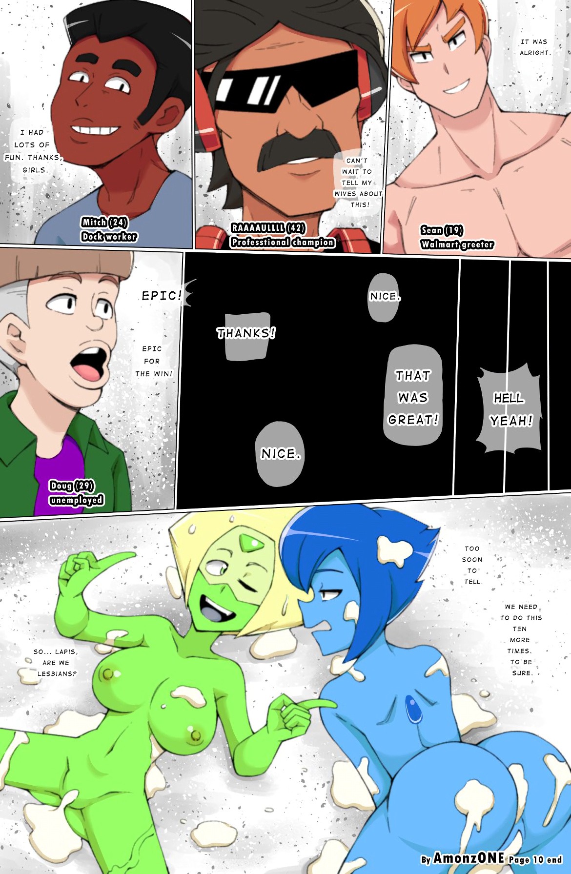 Peridot + Lapis porn comic picture 10