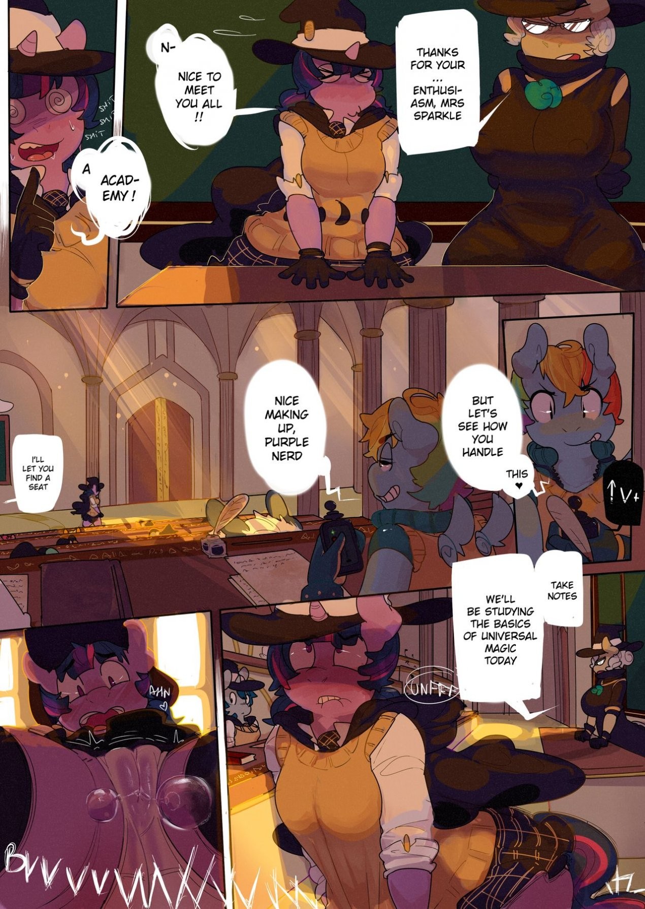 Pony academy 1: first class day porn comic picture 17