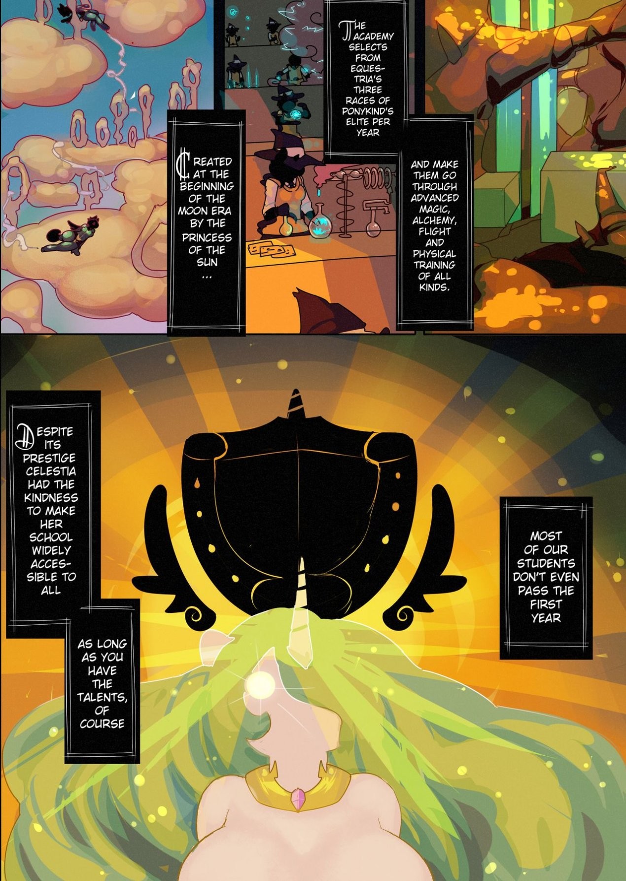 Pony academy 1: first class day porn comic picture 3