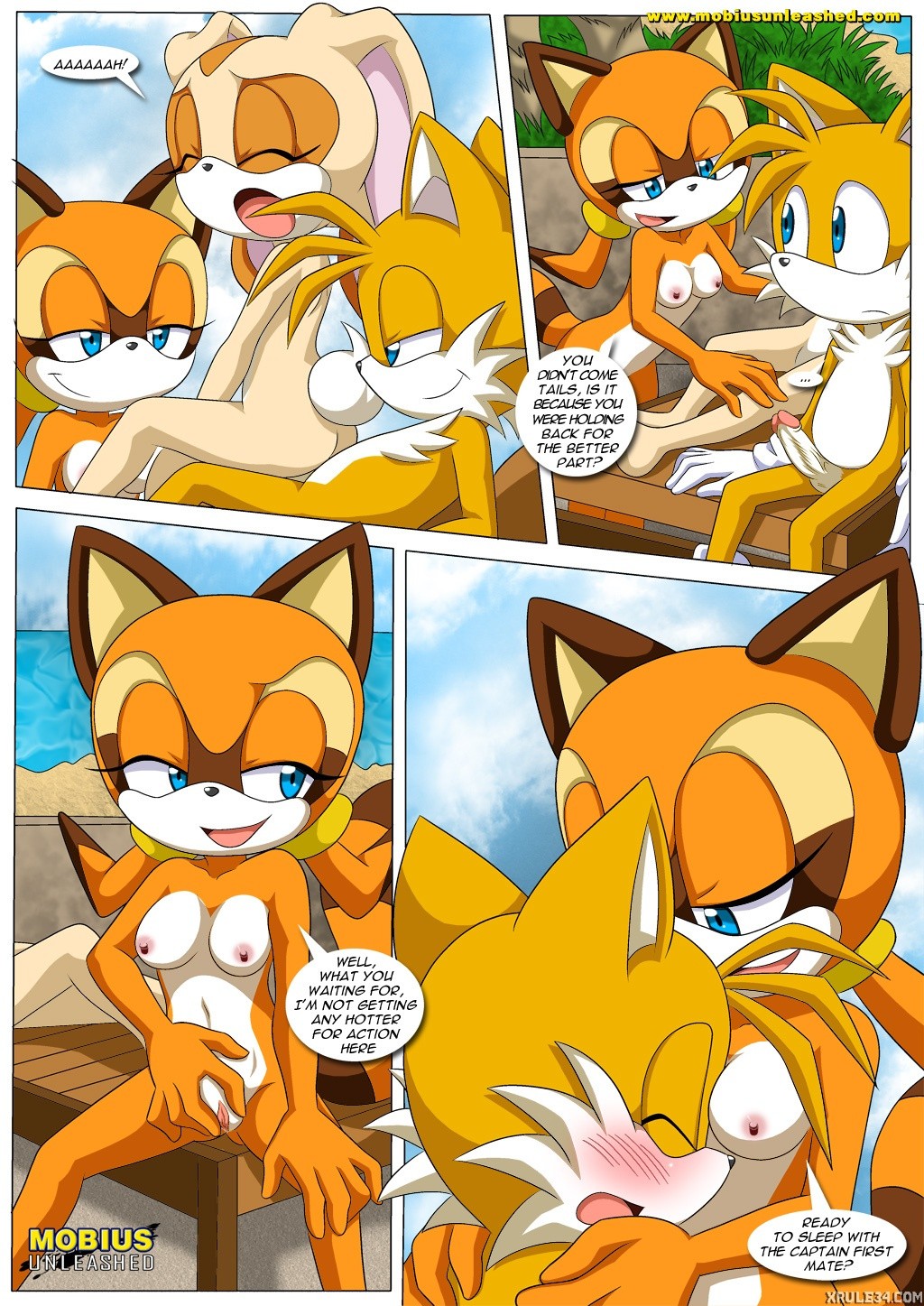 Poolside Fun porn comic picture 8