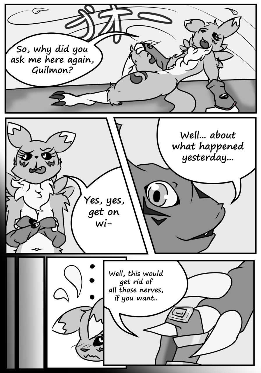 Renamon's Collar porn comic picture 2