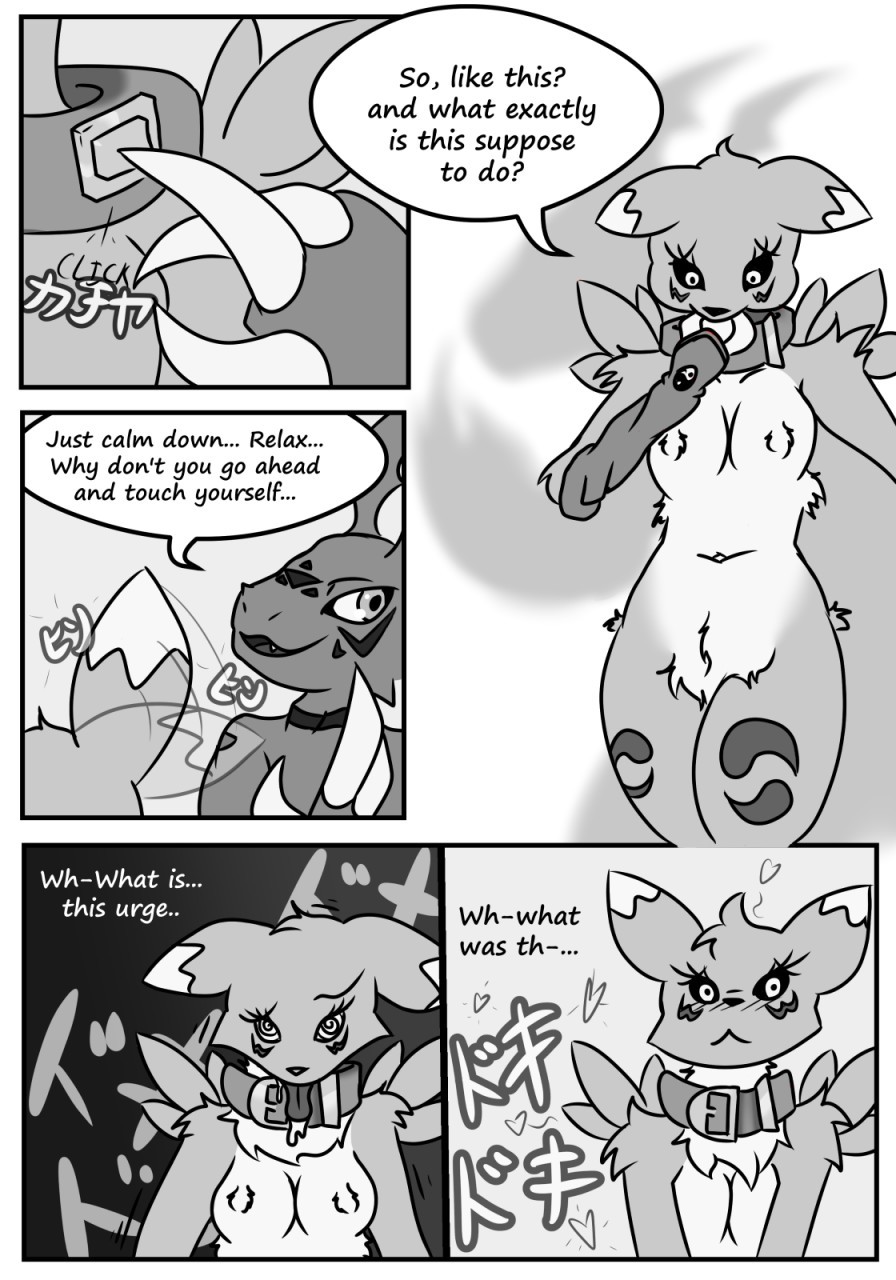 Renamon's Collar porn comic picture 3