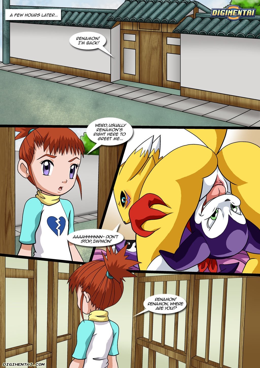 Renamon's First Time porn comic picture 19