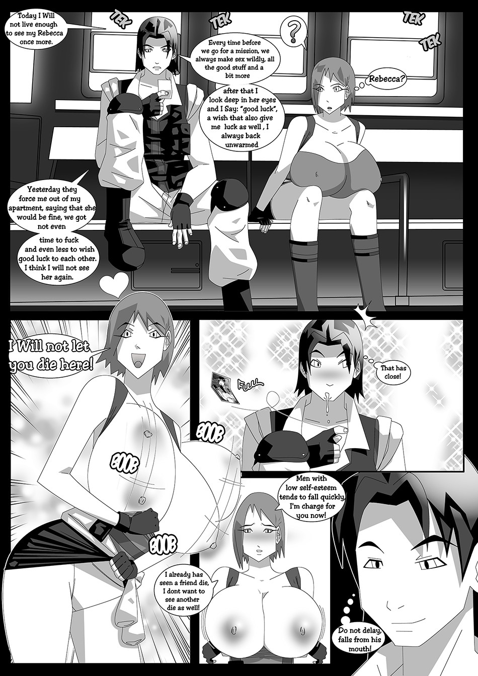 Resident Evil XXX porn comic picture 3