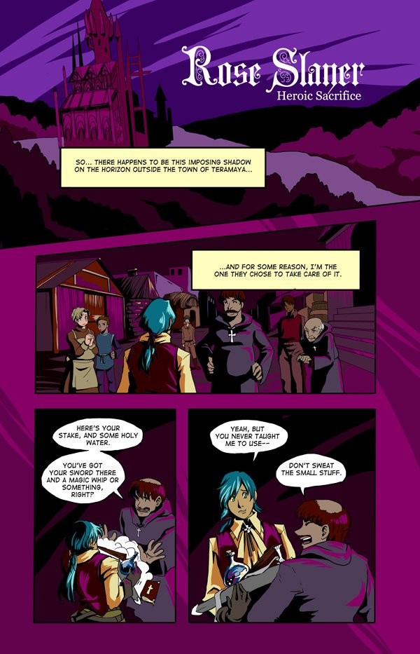 Rose Slayer: Heroic Sacrifice porn comic picture 1