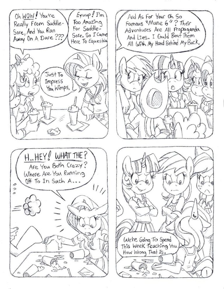 Runaway Pony porn comic picture 1