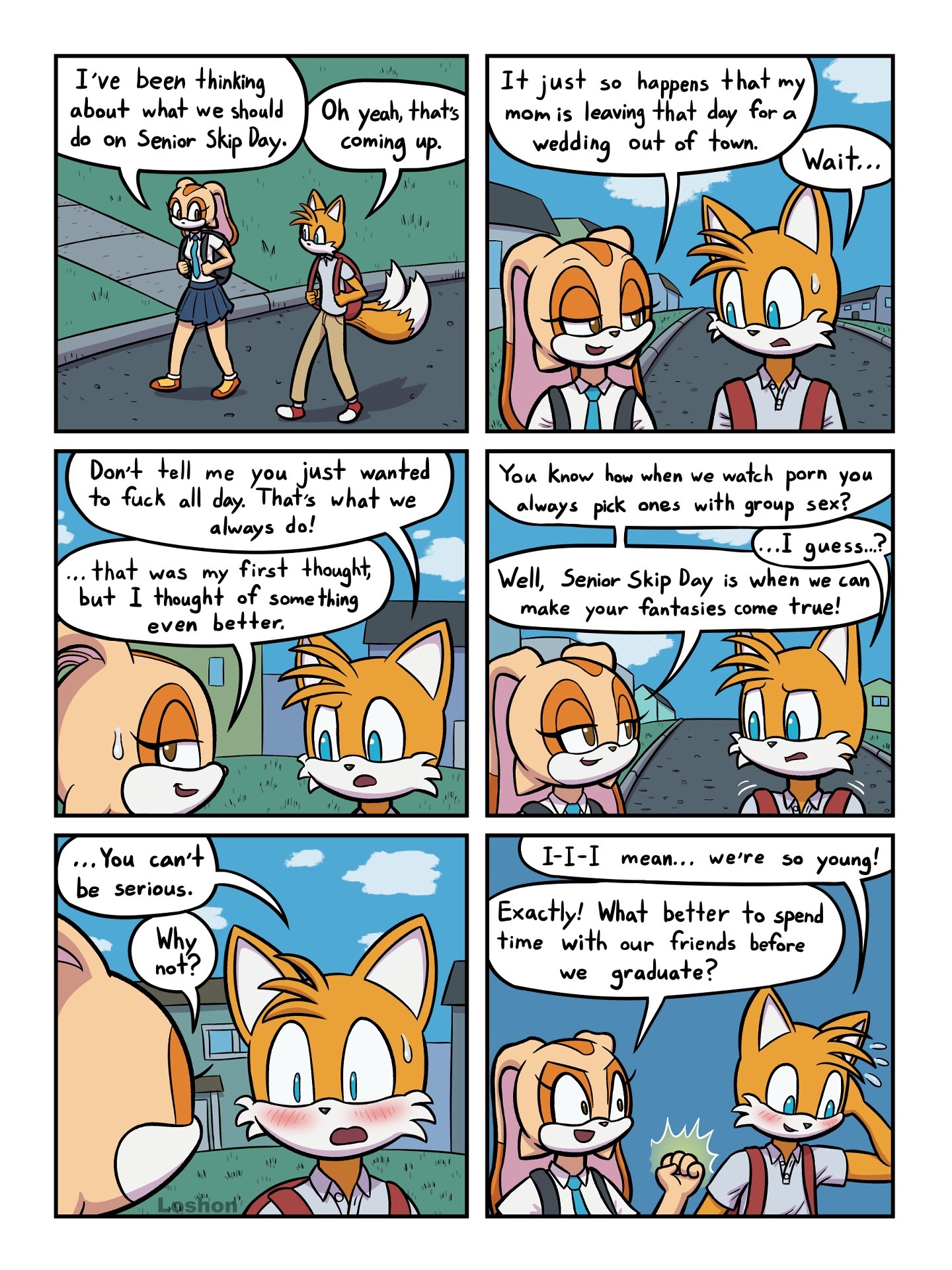 Senior Skip Day porn comic picture 6