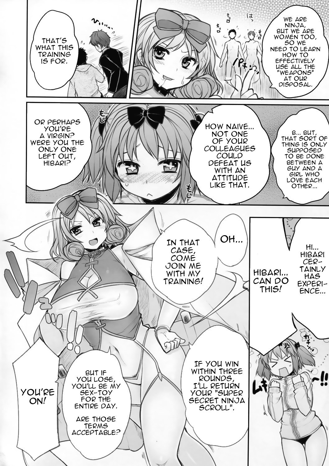 Senran Chichi Ninmai 2 - Hibari Tai Haruka no Maki hentai manga picture 5