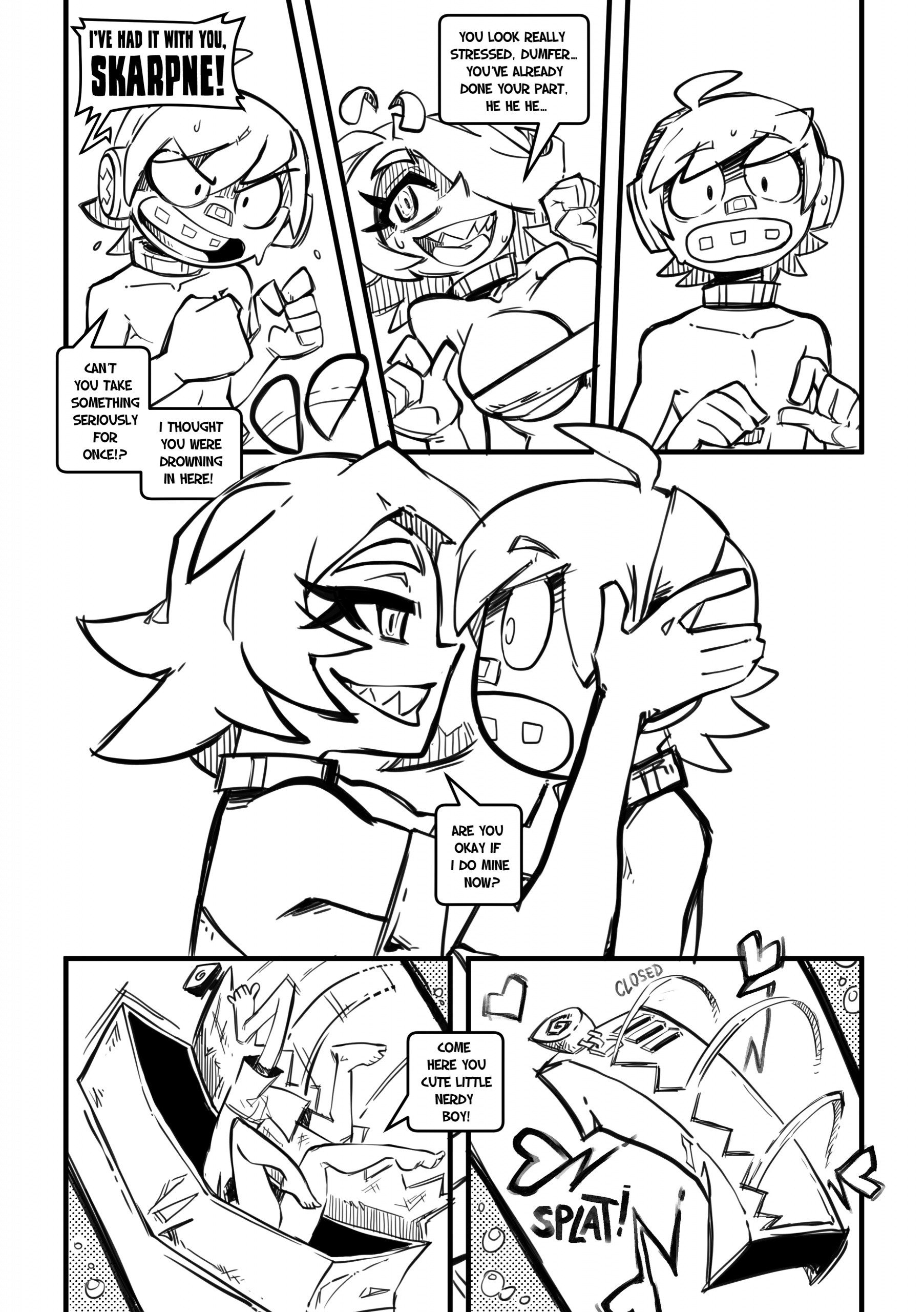 Skarpworld 10: Milk Crisis 4 - Gravity porn comic picture 20