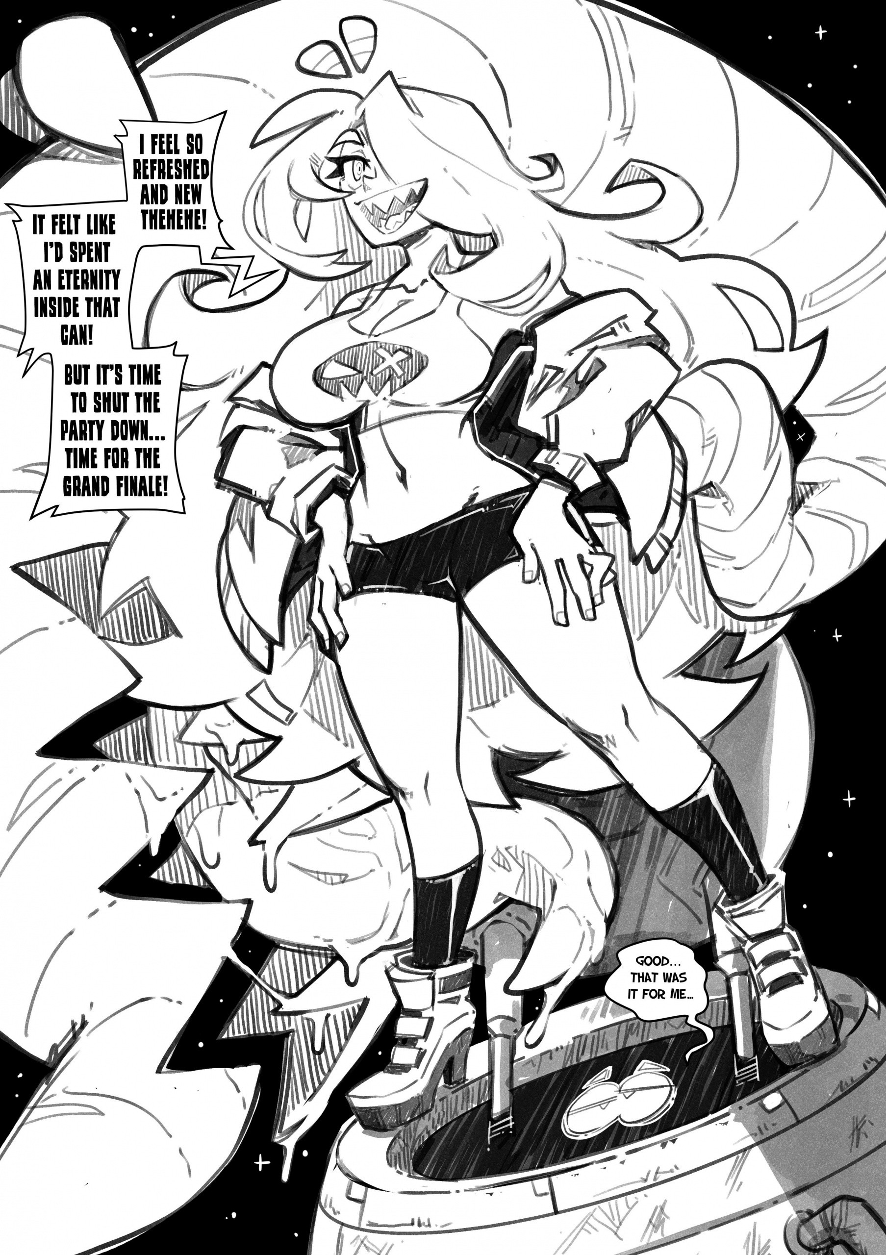 Skarpworld 10: Milk Crisis 4 - Gravity porn comic picture 26