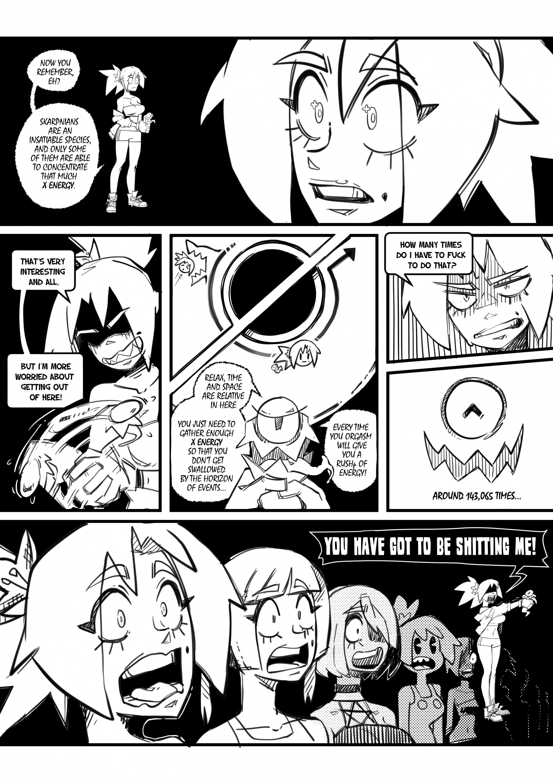 Skarpworld 10: Milk Crisis 4 - Gravity porn comic picture 29
