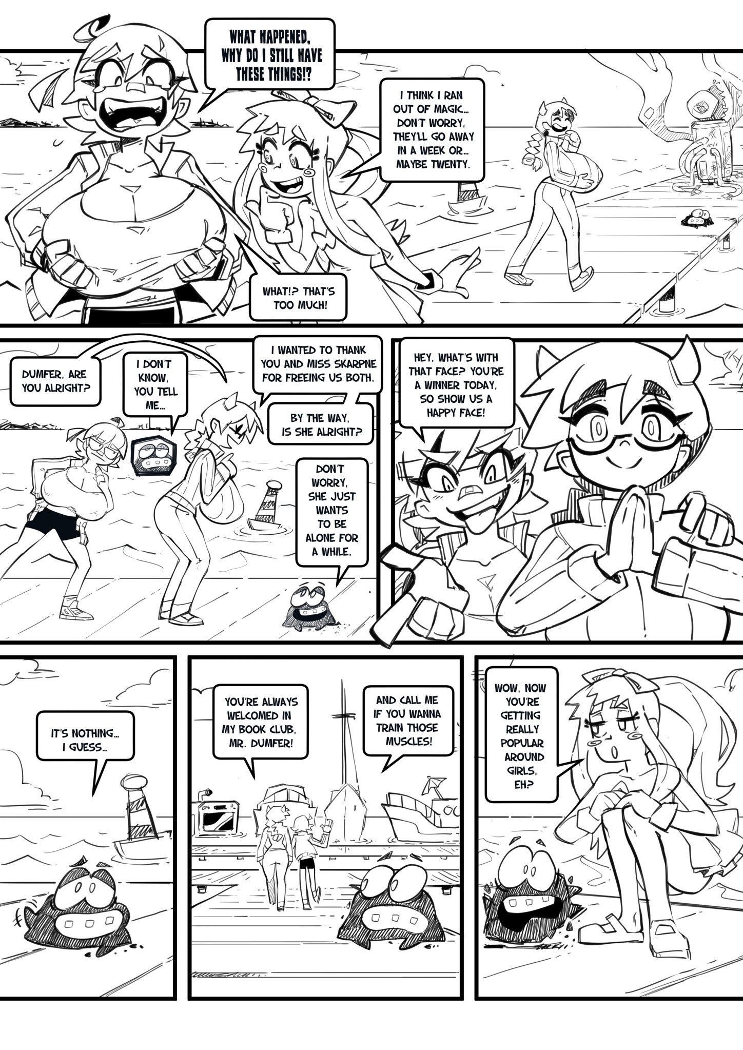 Skarpworld 10: Milk Crisis 4 - Gravity porn comic picture 31