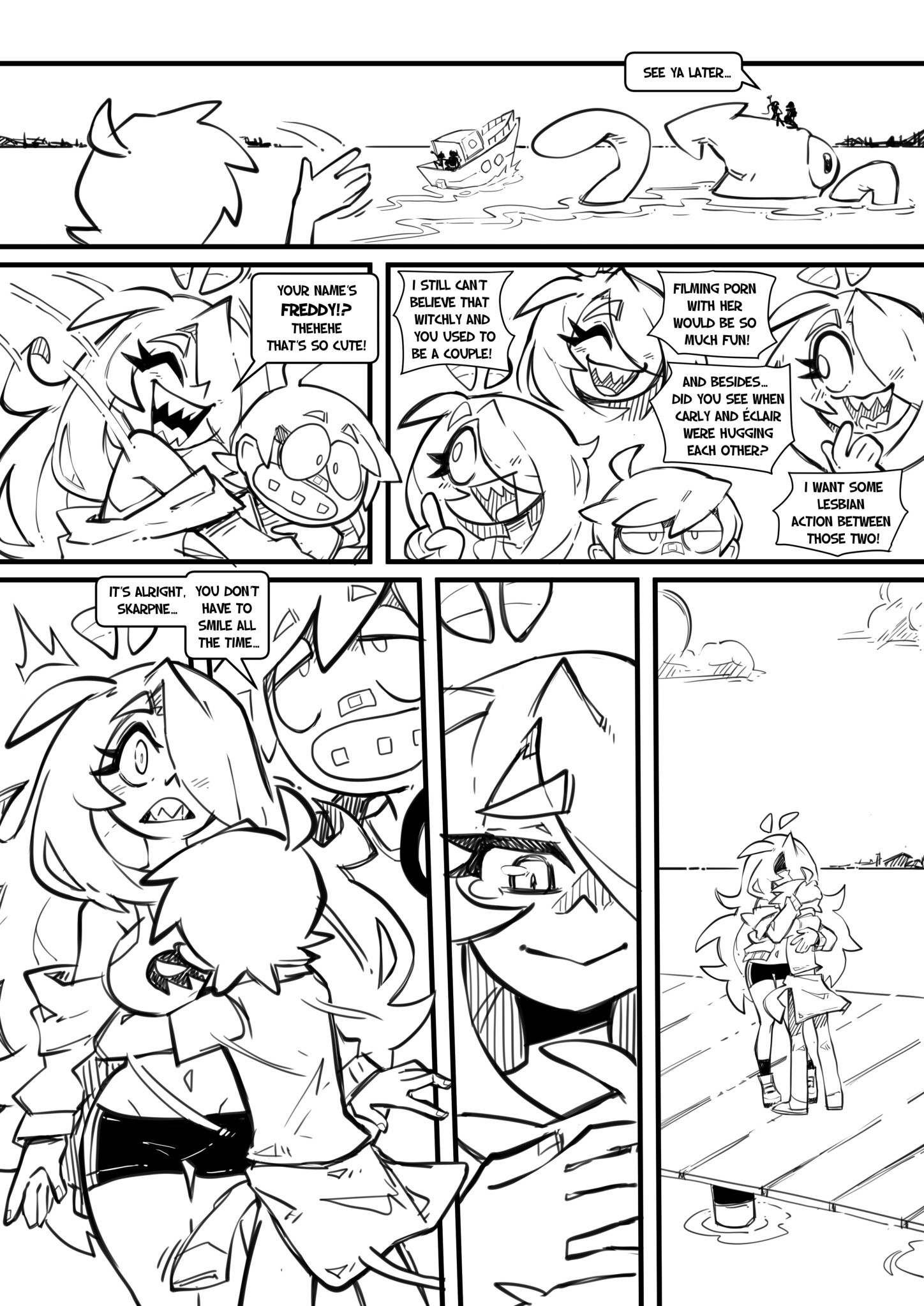 Skarpworld 10: Milk Crisis 4 - Gravity porn comic picture 33