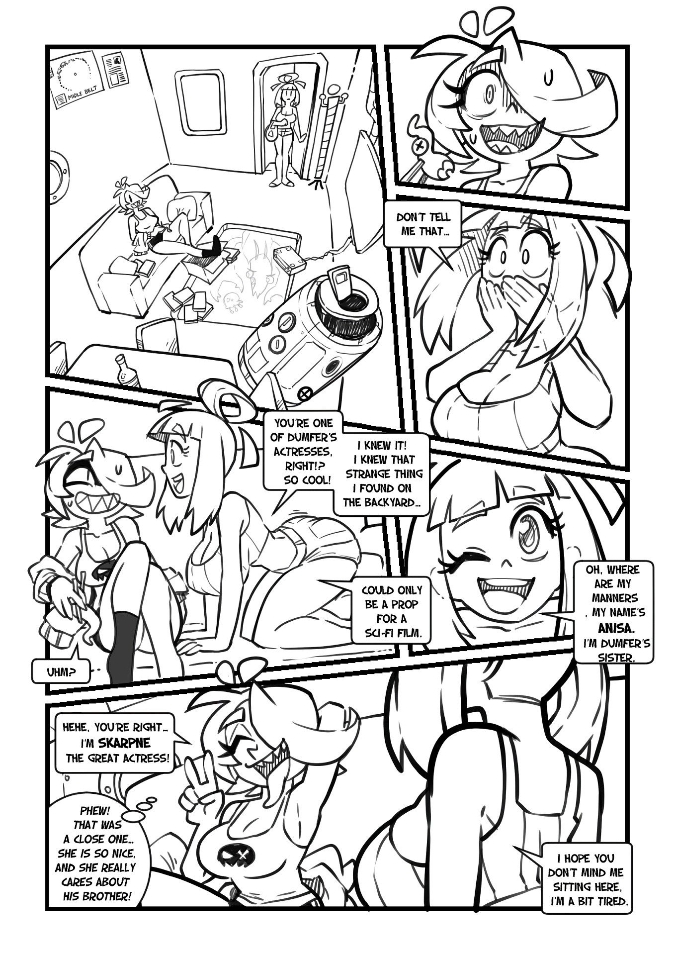 Skarpworld 6: Movie Night porn comic picture 4