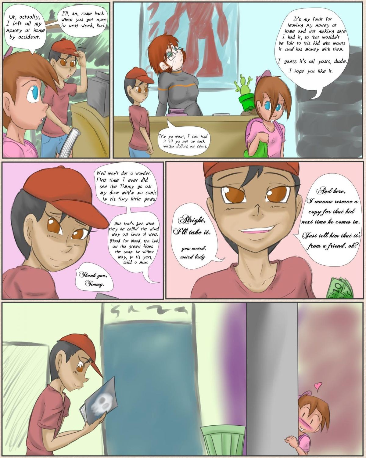 Sleepover Surprise porn comic picture 3