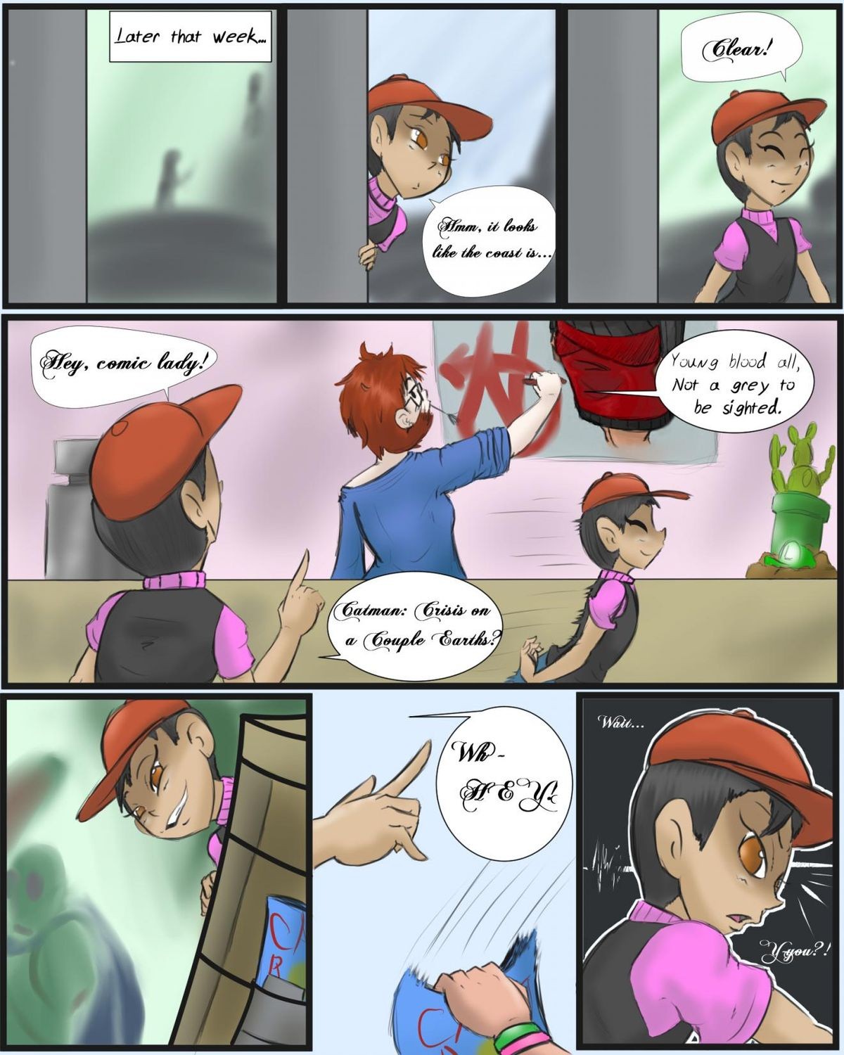 Sleepover Surprise porn comic picture 5