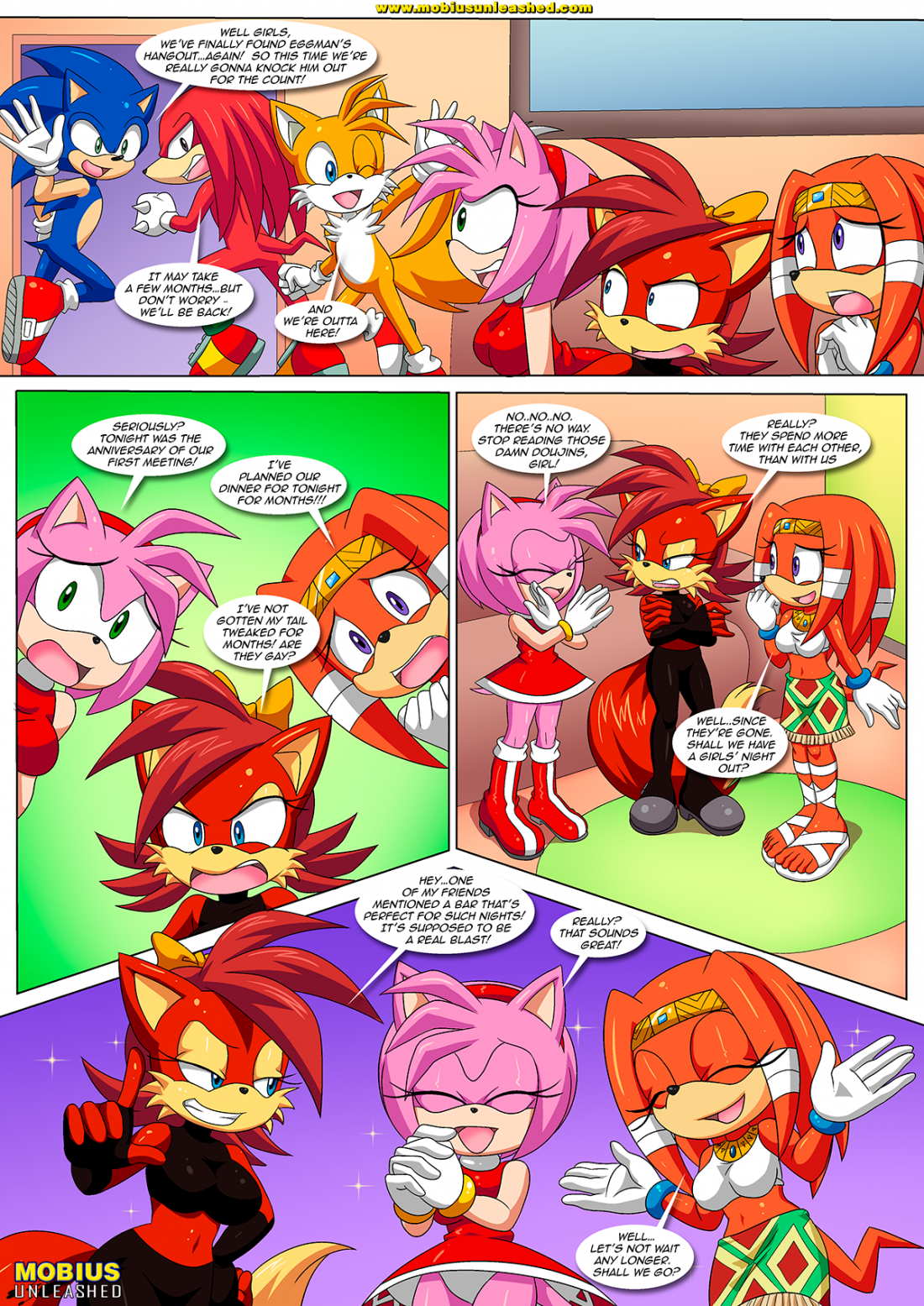 Sonically Sapphic Story porn comic picture 2