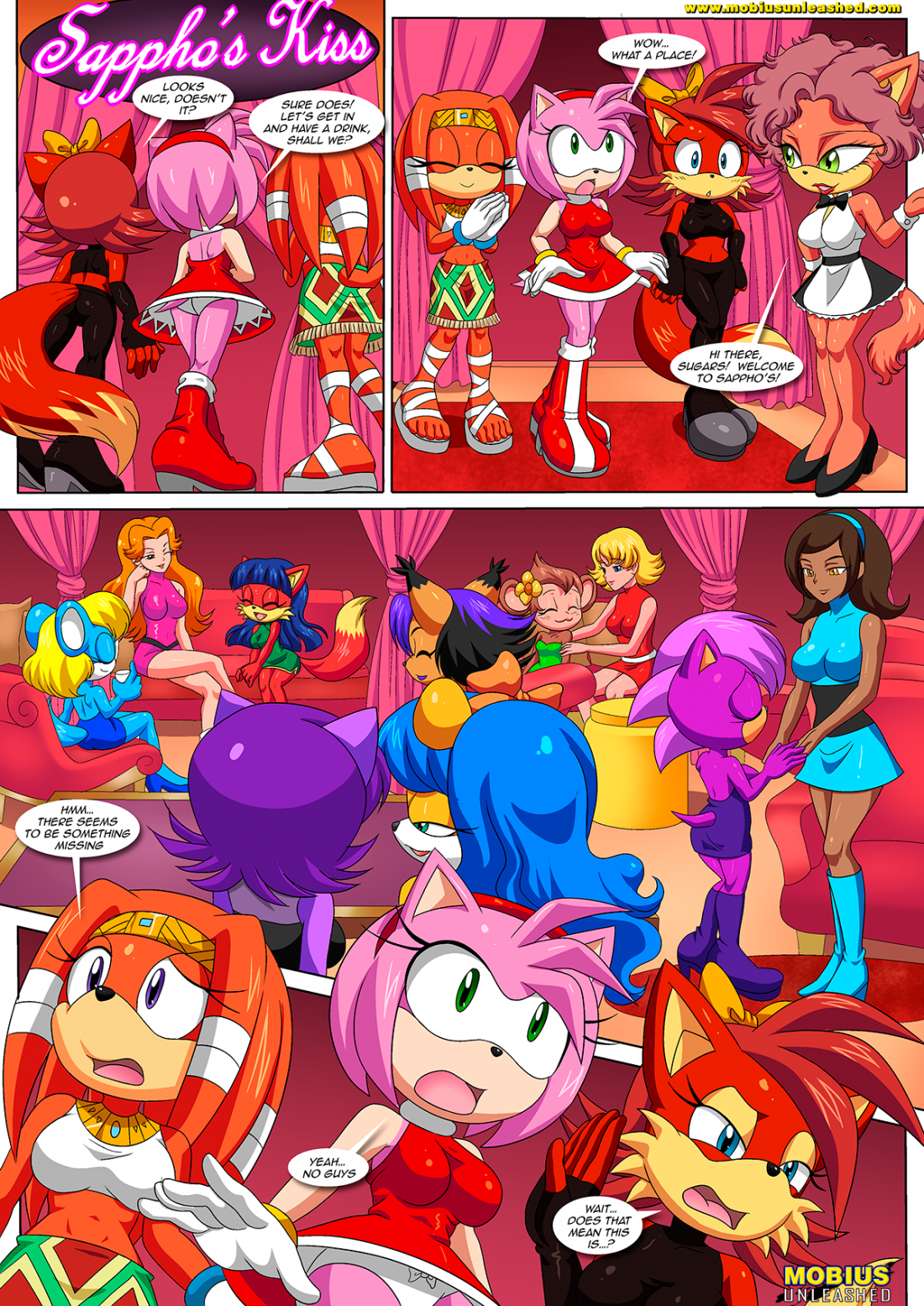 Sonically Sapphic Story porn comic picture 3