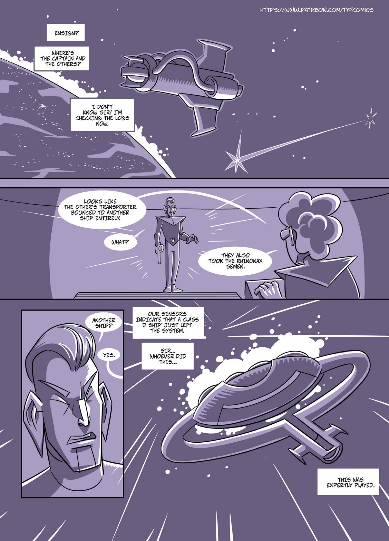 Space Trexxie porn comic picture 18