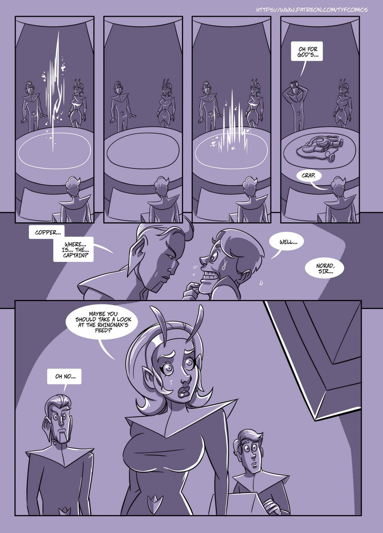 Space Trexxie porn comic picture 7