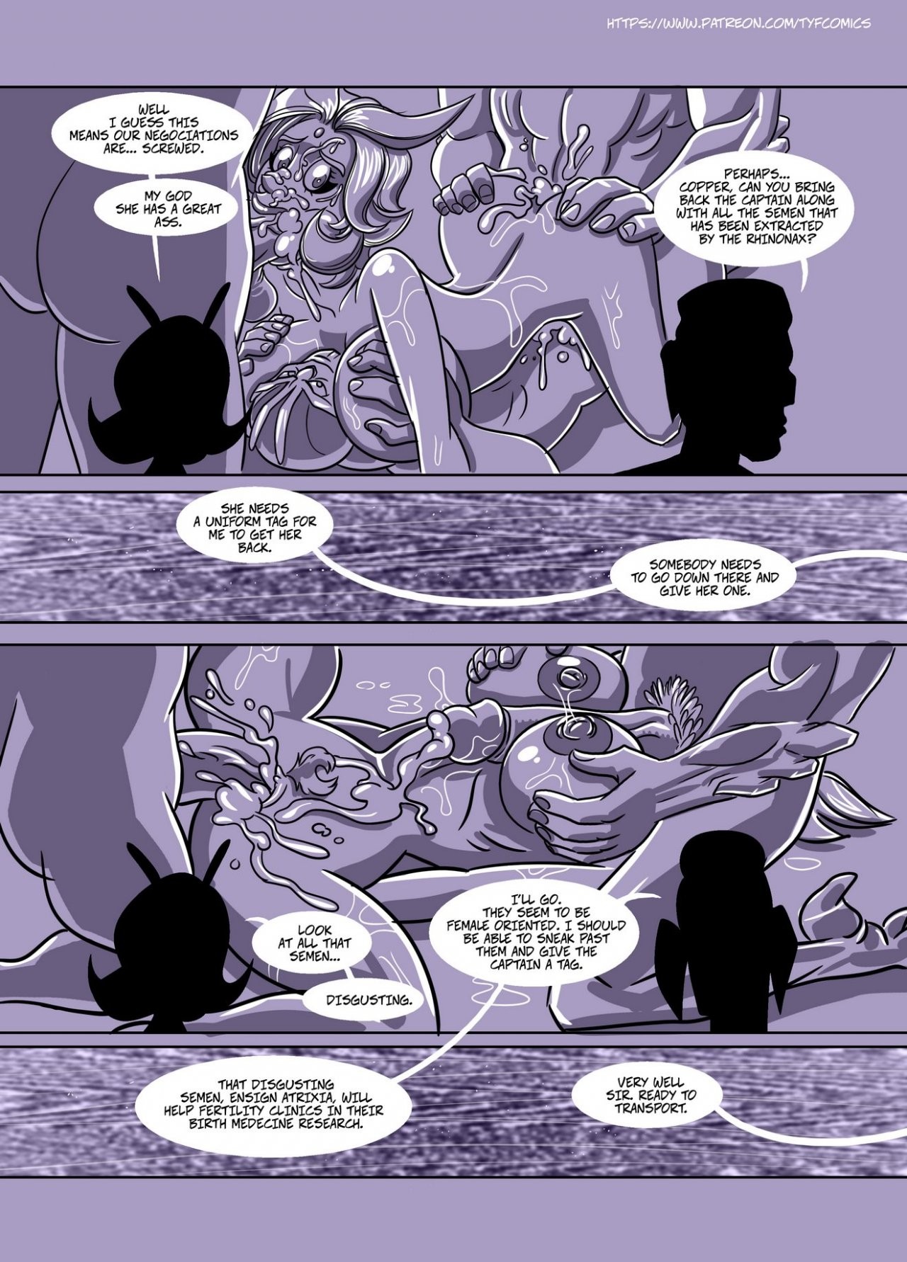 Space Trexxie porn comic picture 9