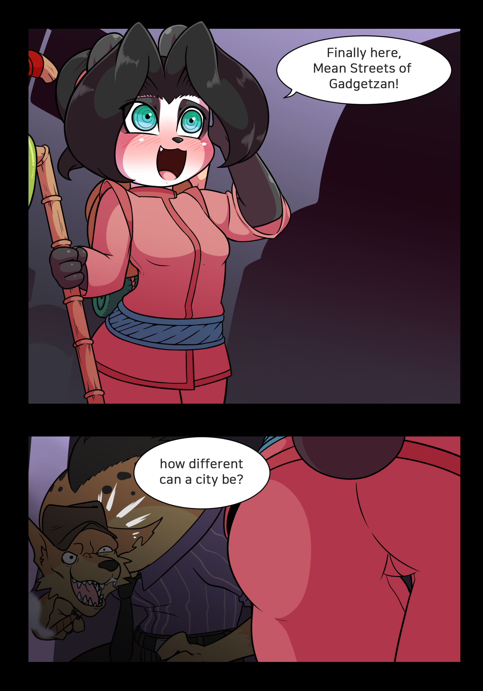 Story of The Town panda and The Сountry panda porn comic picture 2
