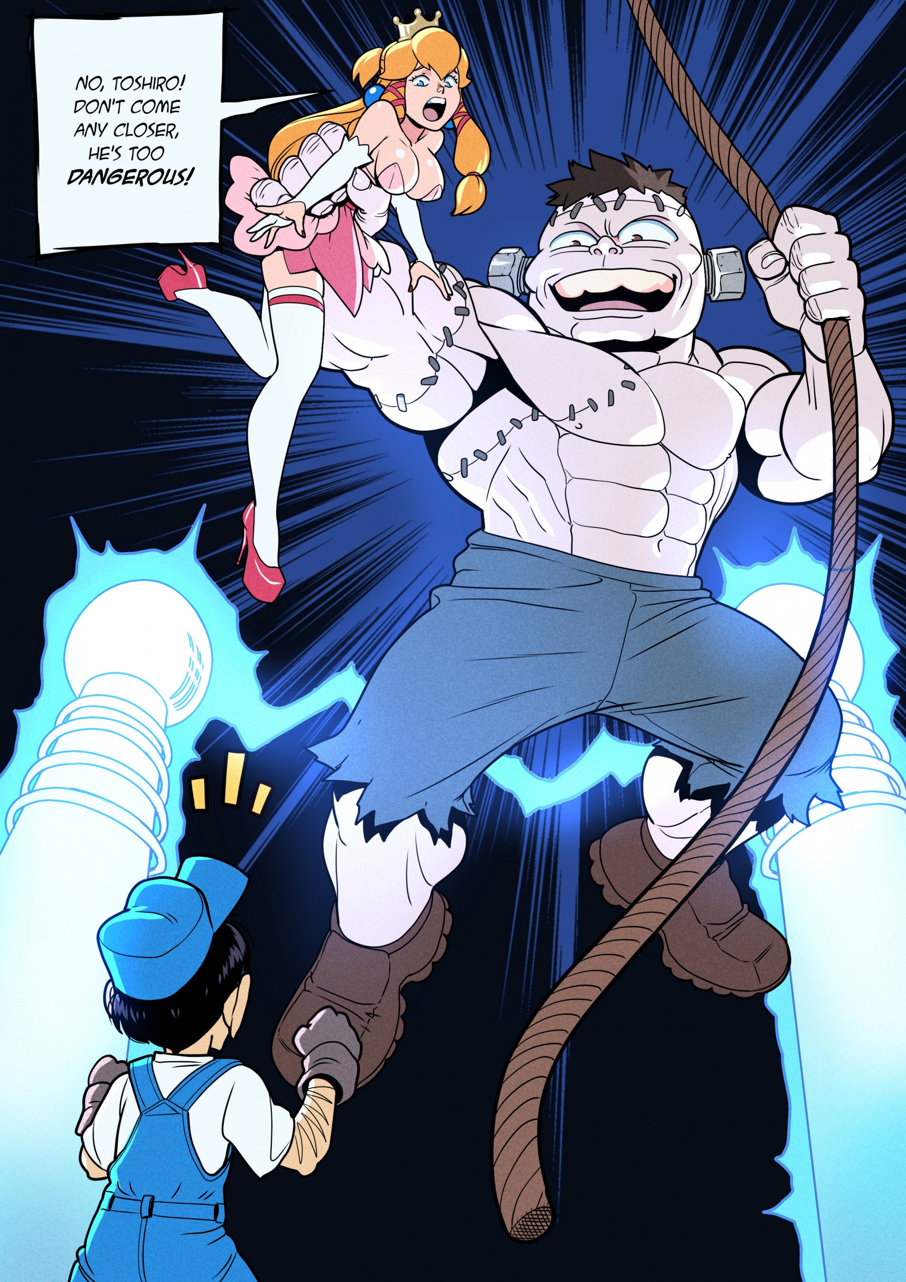 Super Toshiro Bro. porn comic picture 3