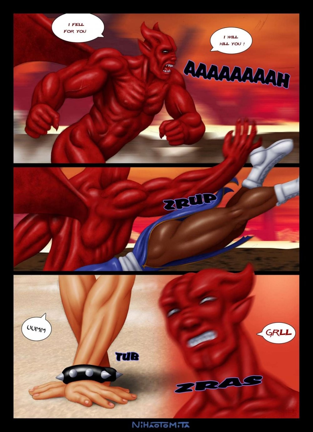 The 5 tests of Chun Li porn comic picture 5