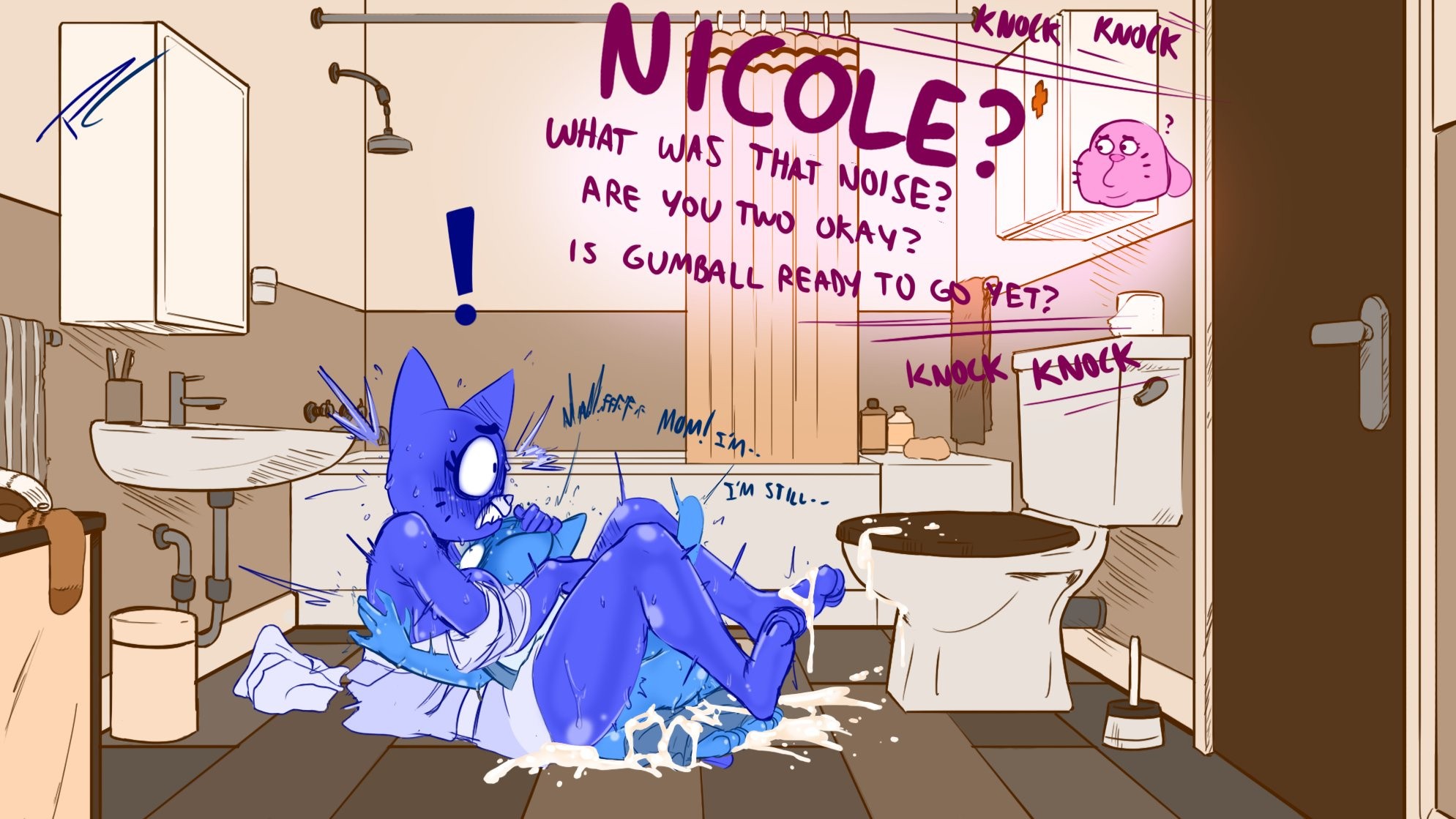 The Amazing Drain of Cumballs porn comic picture 14