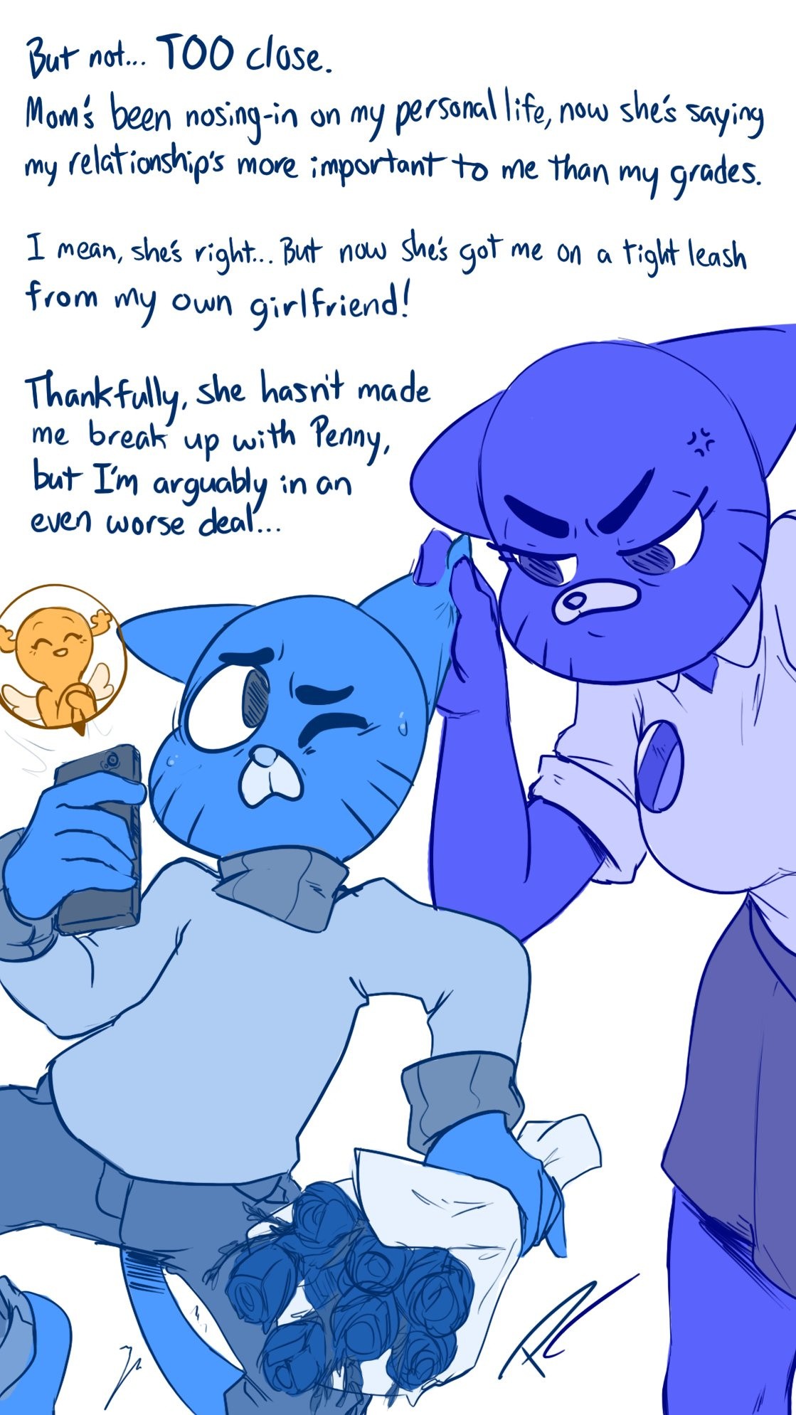 The Amazing Drain of Cumballs porn comic picture 2