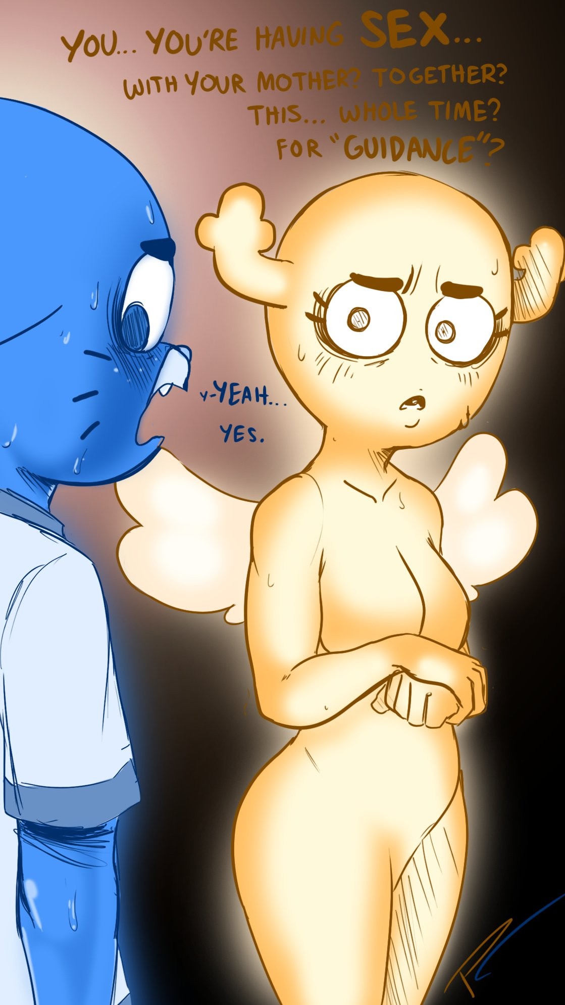 The Amazing Drain of Cumballs porn comic picture 30