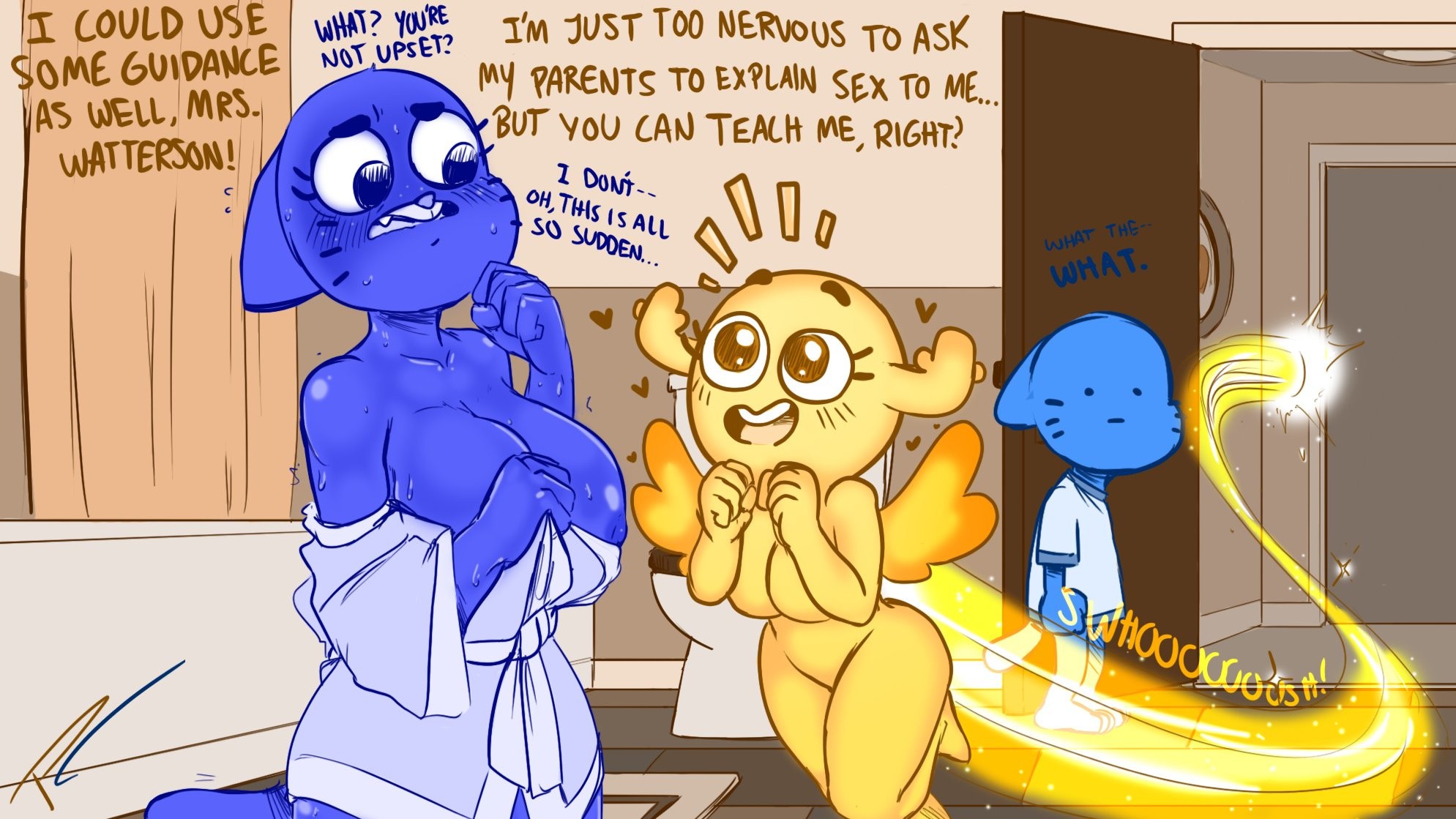 The Amazing Drain of Cumballs porn comic picture 32