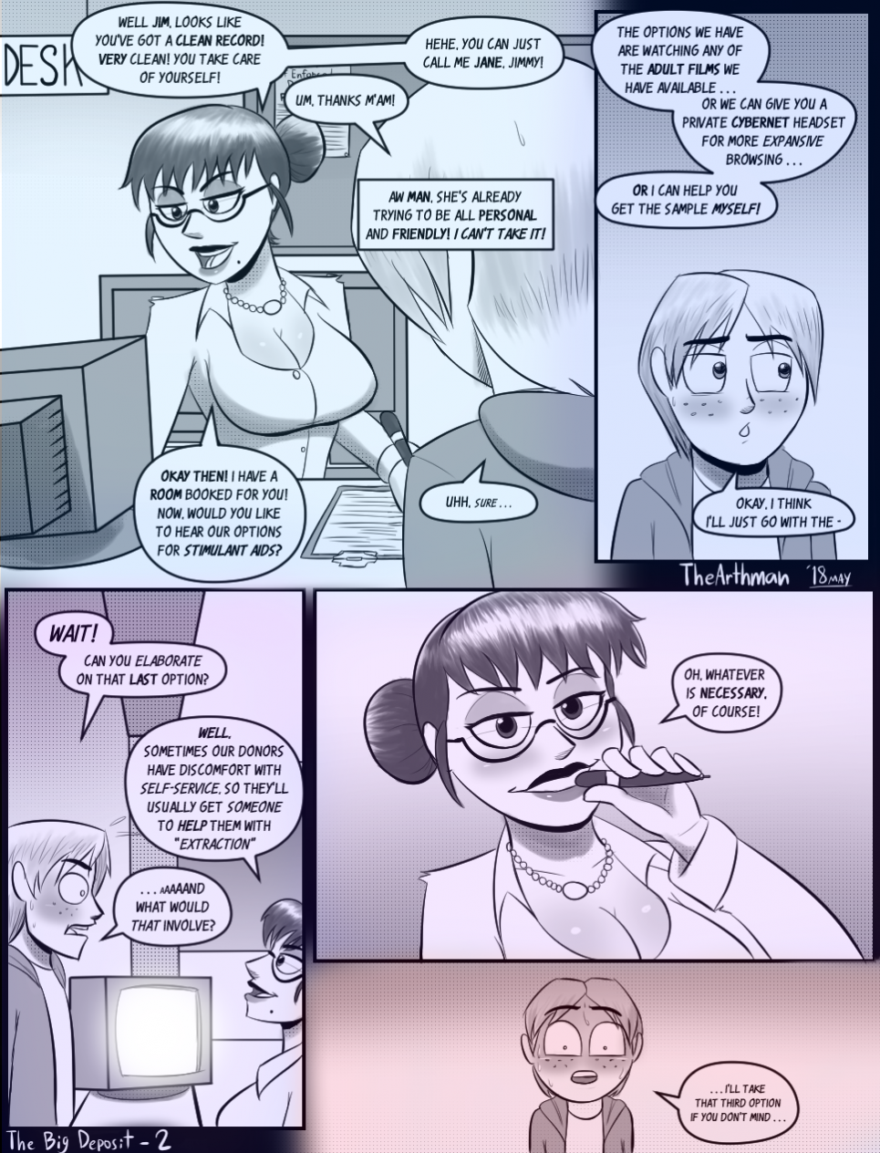 The Big Deposit porn comic picture 3