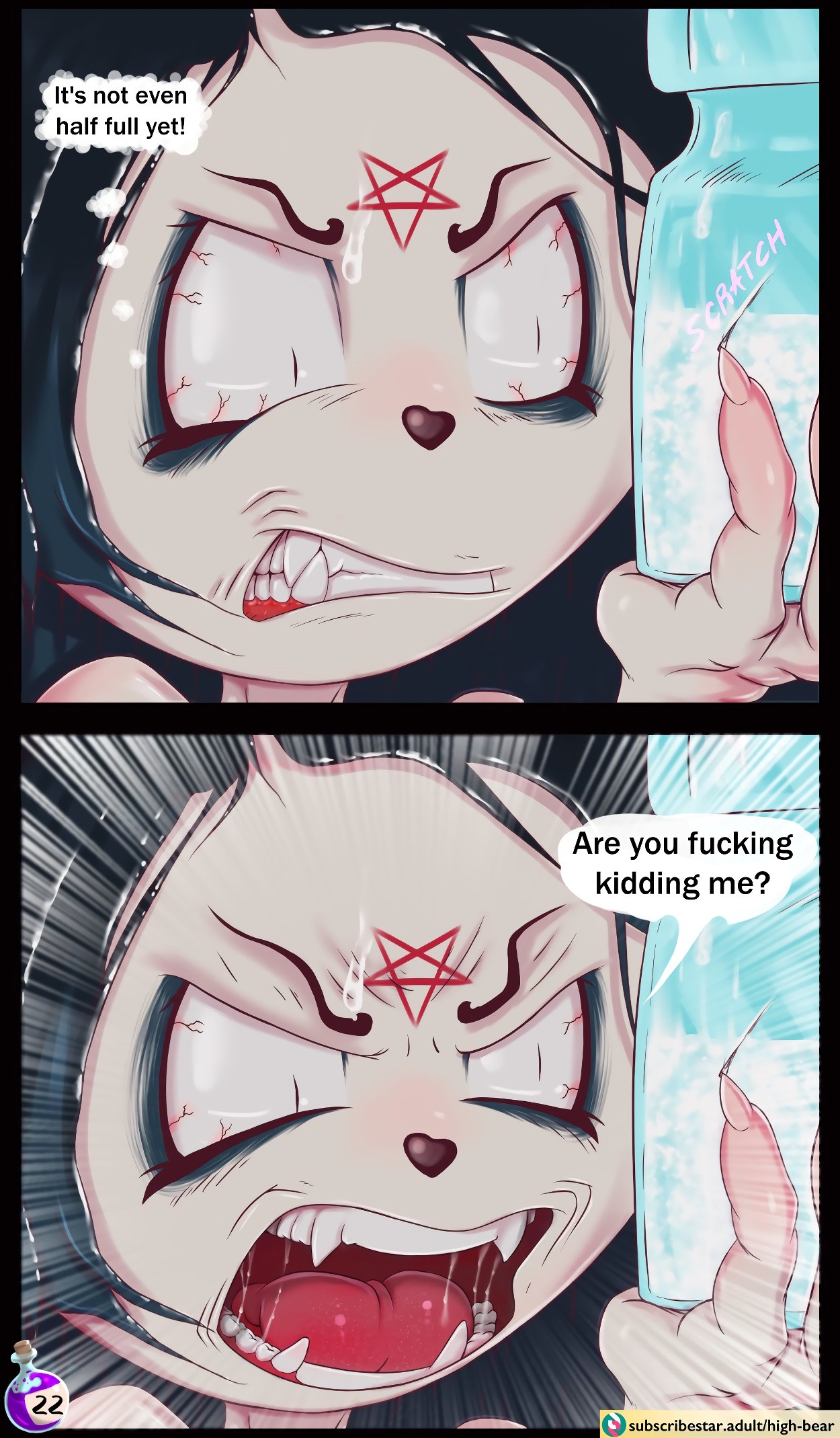 The Empty Jar And The Hardworking Witch porn comic picture 20