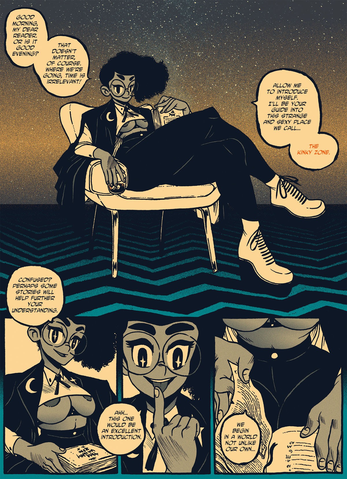 The Kinky Zone porn comic picture 1